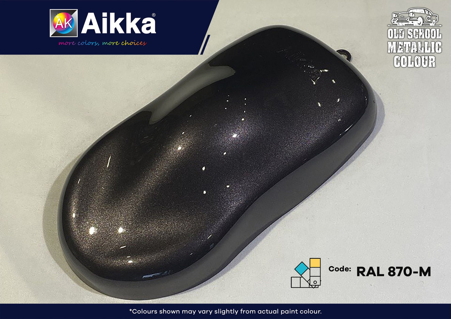 RAL - OLD SCHOOL RAL METALLIC COLOUR AIKKA - 70 couleurs