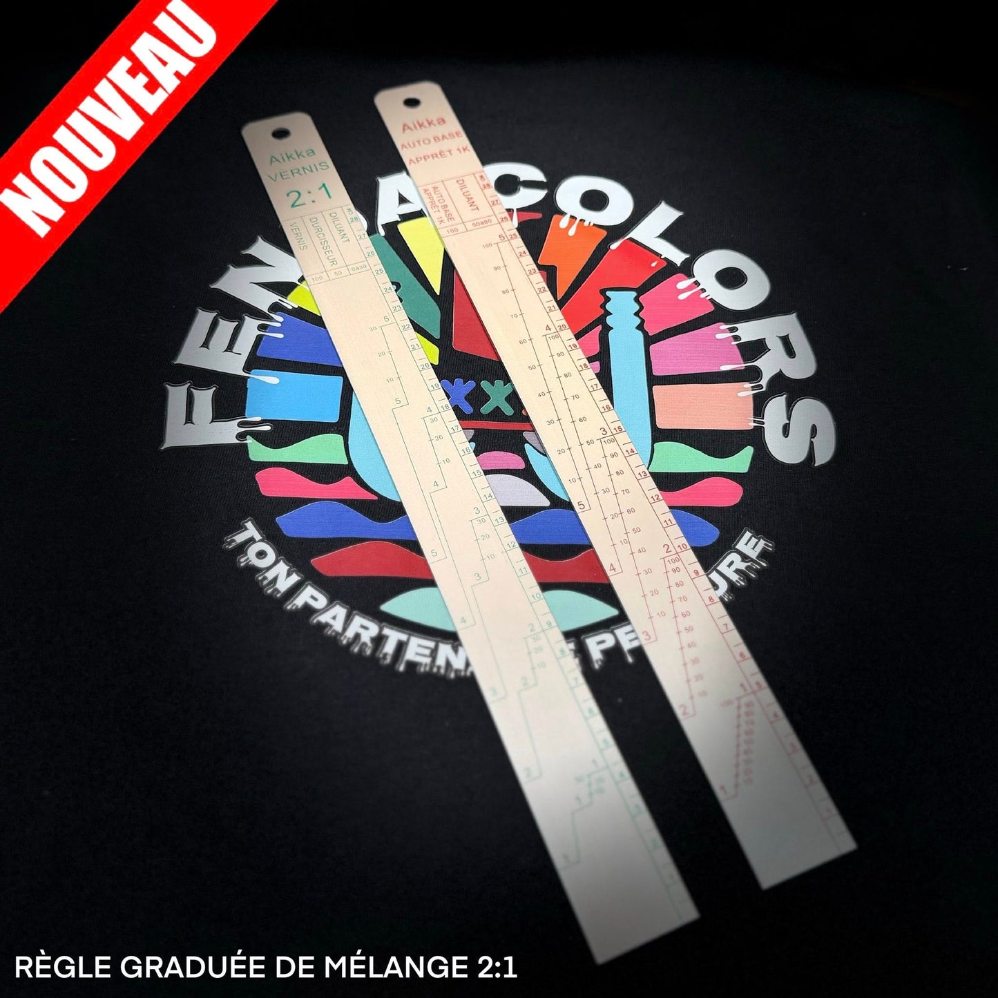 REGLE GRADUEE DE MELANGE 2:1