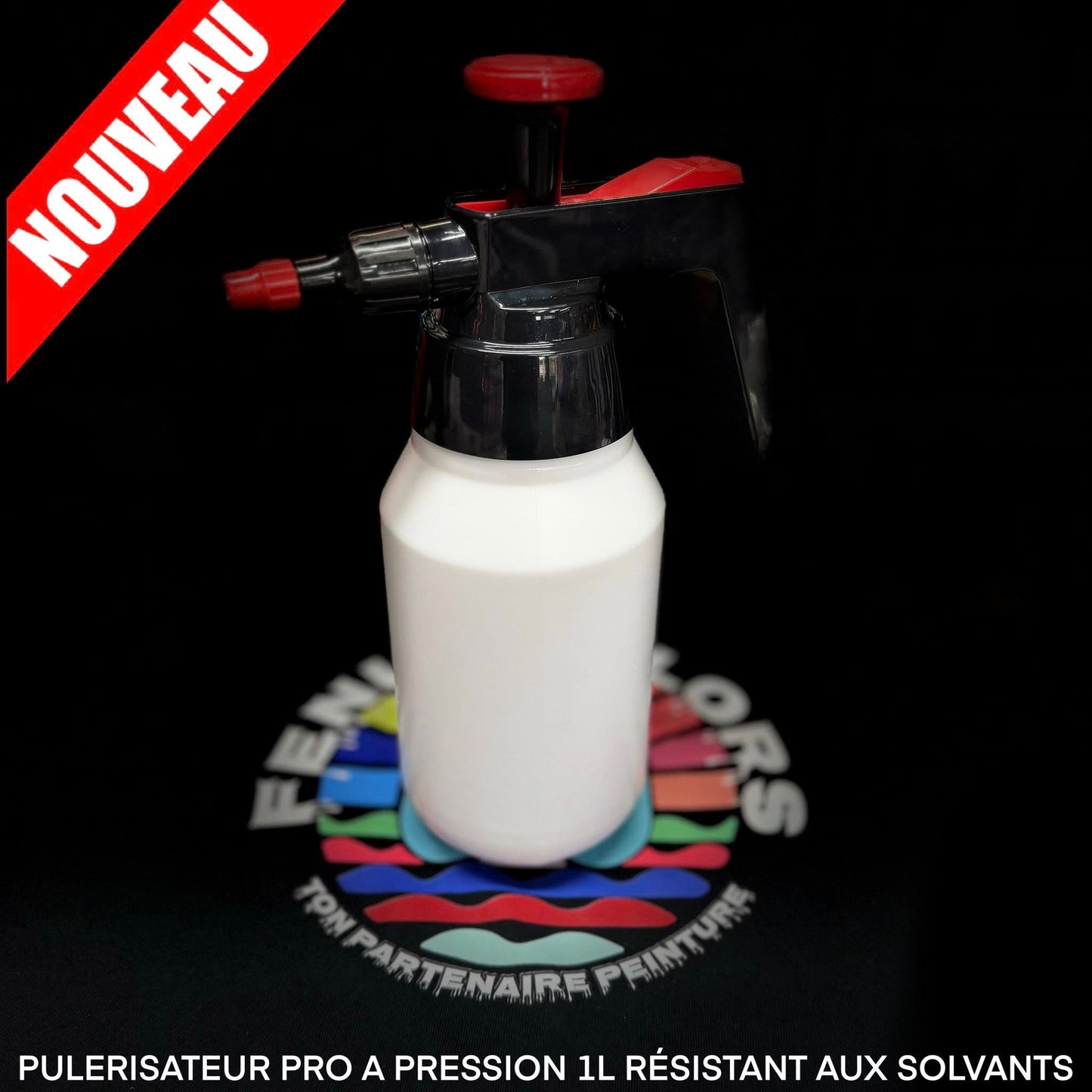 PULVERISATEUR PRO A PRESSION 1L RESISTANT AUX SOLVANTS