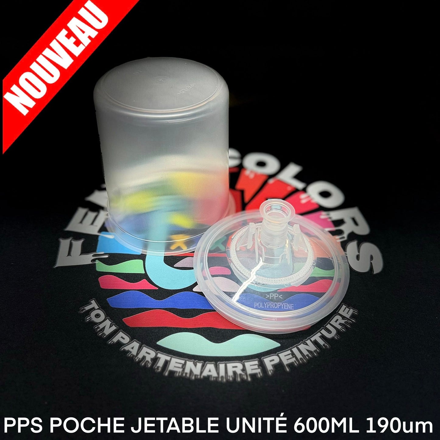 PPS POCHE JETABLE UNITE 600ML 190um