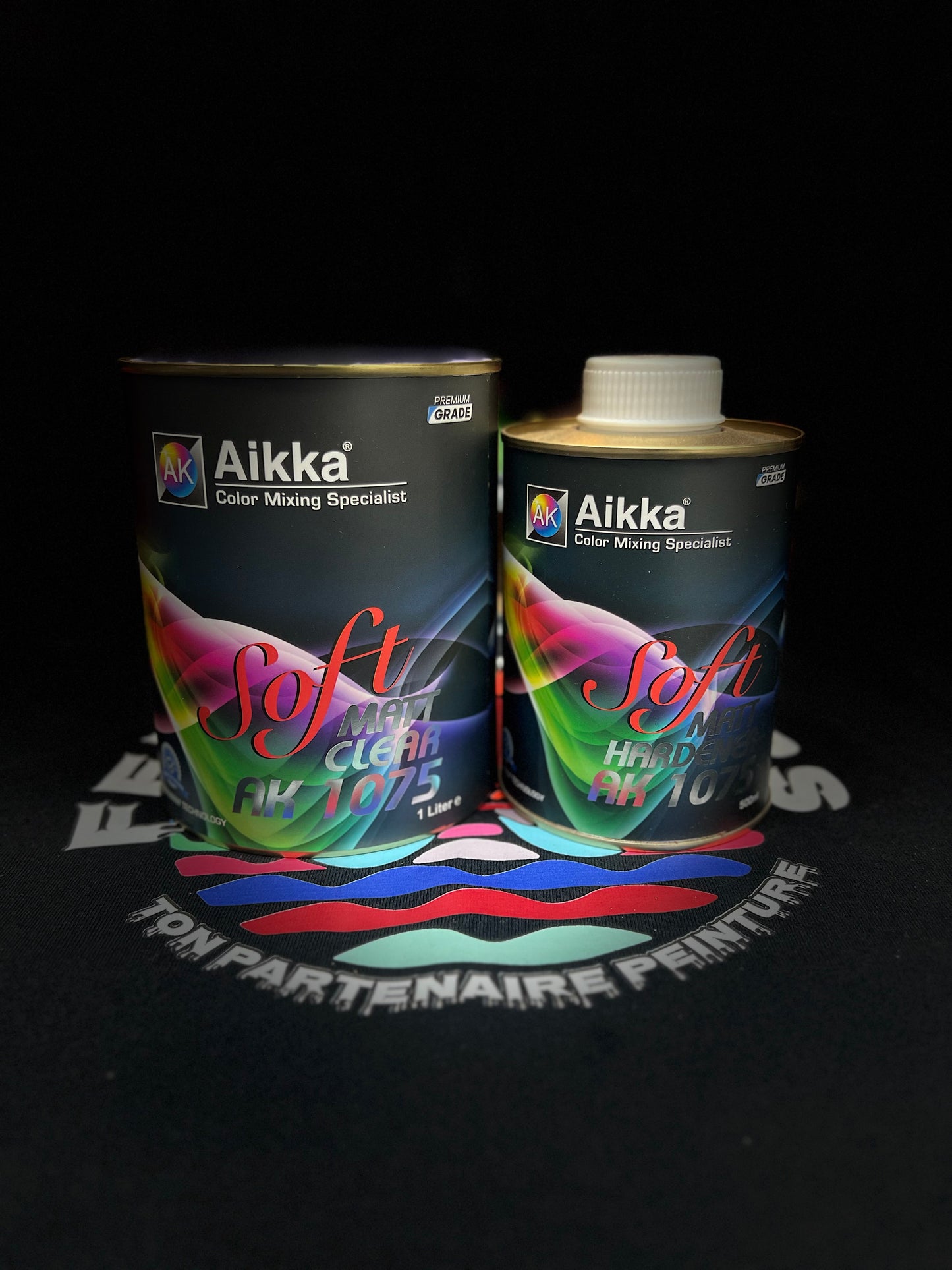 AIKKA AK1075 PACK VERNIS SOFT MATT 1L + 0.5L DURCISSEUR