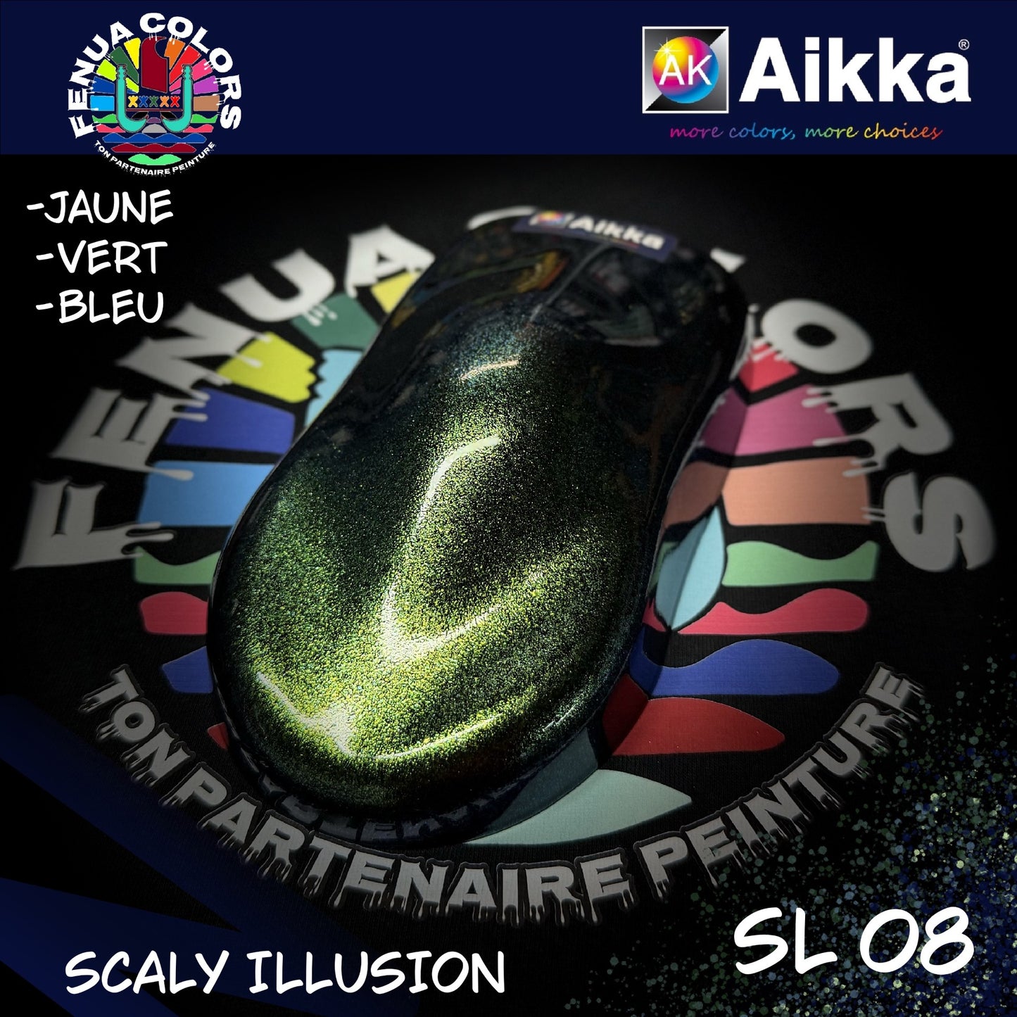 PEINTURE SCALY ILLUSION - 6 couleurs