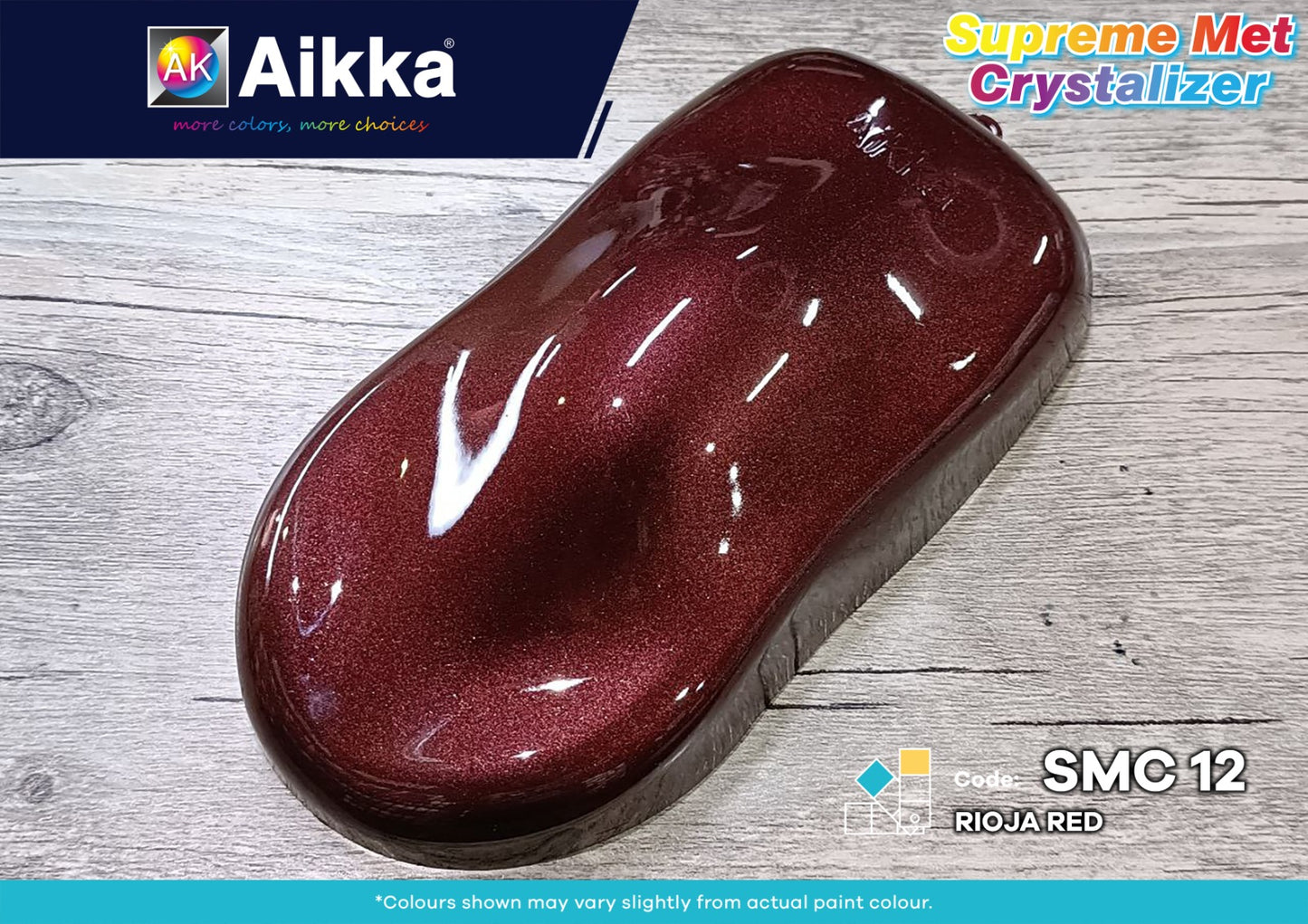 SMC- PEINTURE SUPREME MET CRYSTALIZER AIKKA - 45 couleurs