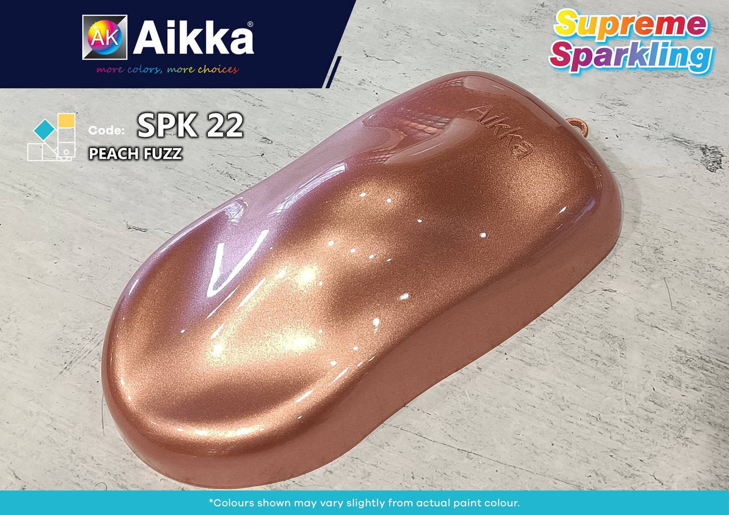 SPK- PEINTURE SUPREME SPARKING EFFECT AIKKA - 40 couleurs