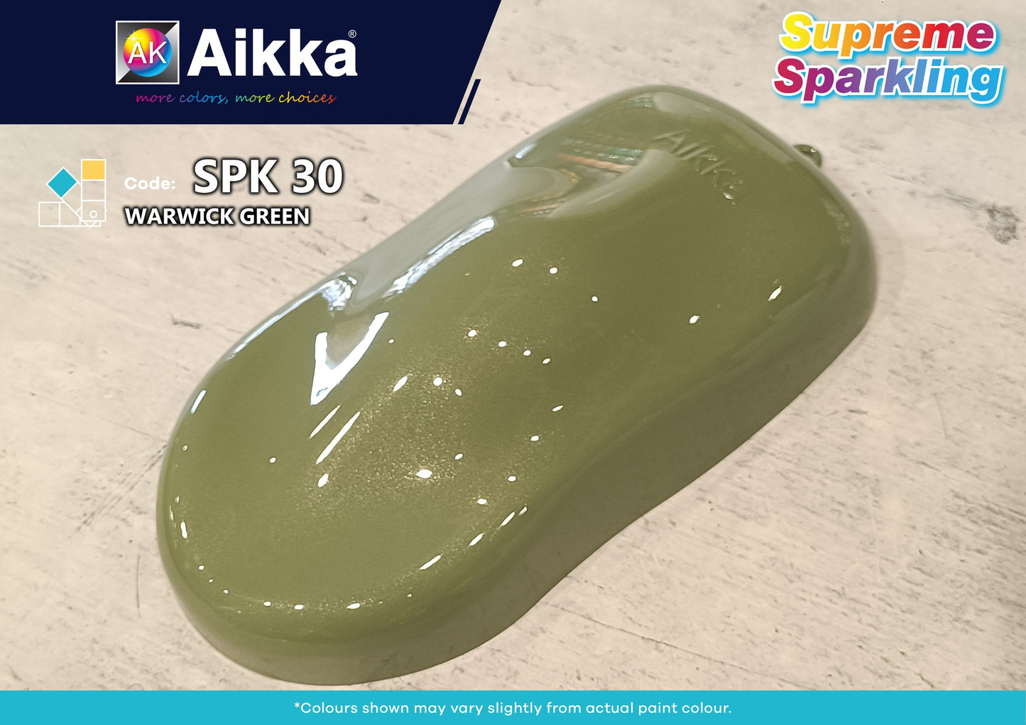 SPK- PEINTURE SUPREME SPARKING EFFECT AIKKA - 40 couleurs