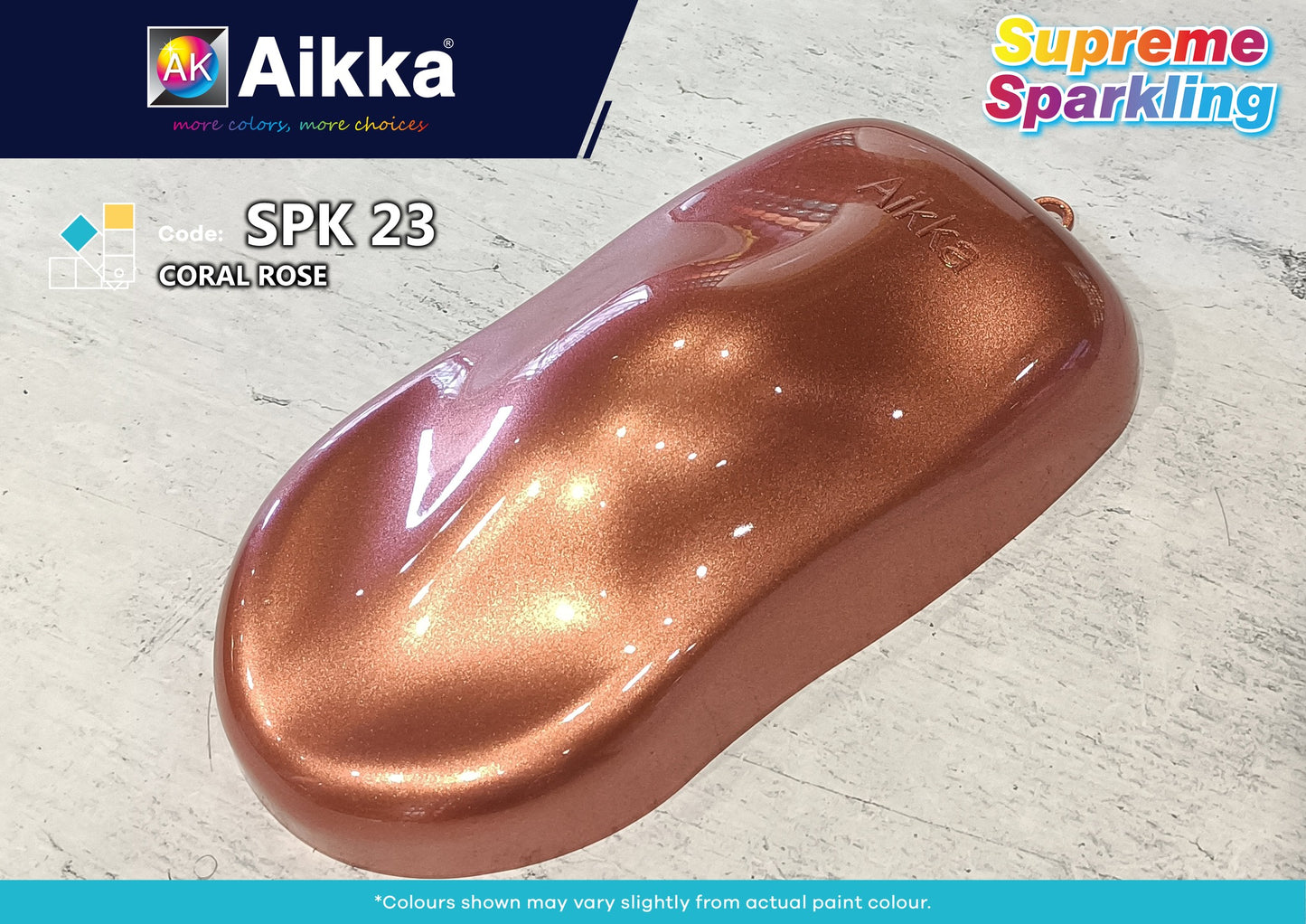 SPK- PEINTURE SUPREME SPARKING EFFECT AIKKA - 40 couleurs