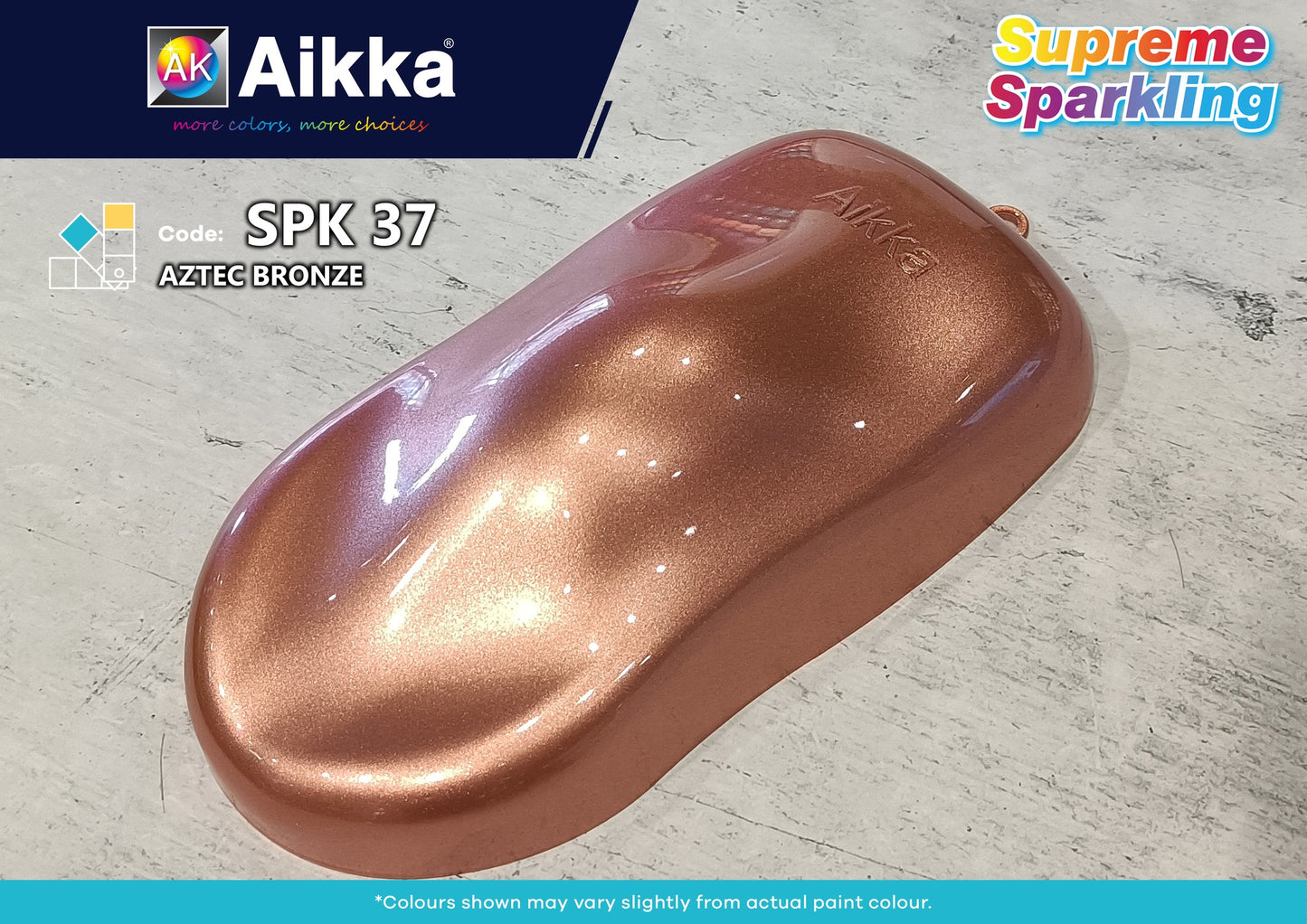 SPK- PEINTURE SUPREME SPARKING EFFECT AIKKA - 40 couleurs