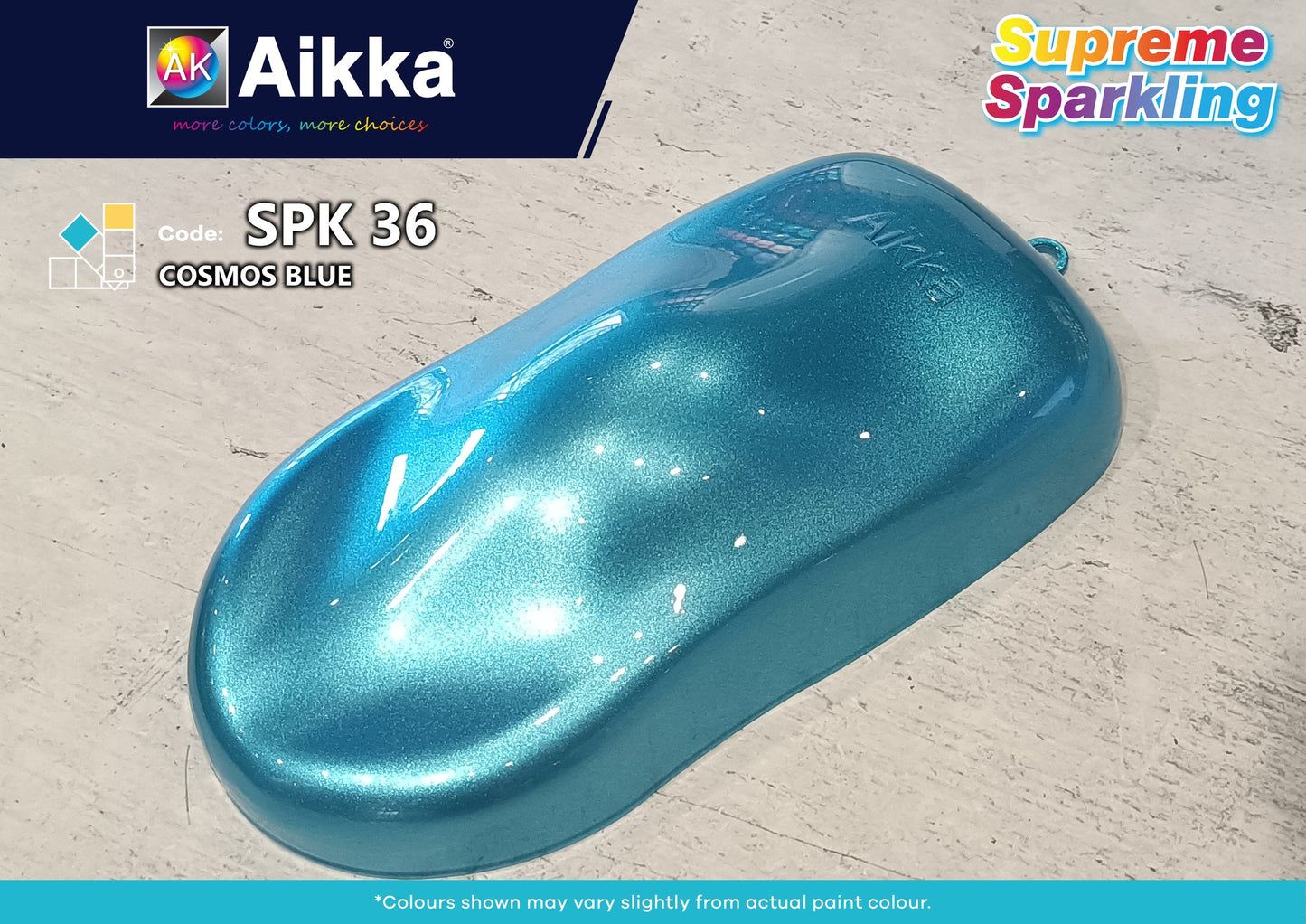 SPK- PEINTURE SUPREME SPARKING EFFECT AIKKA - 40 couleurs