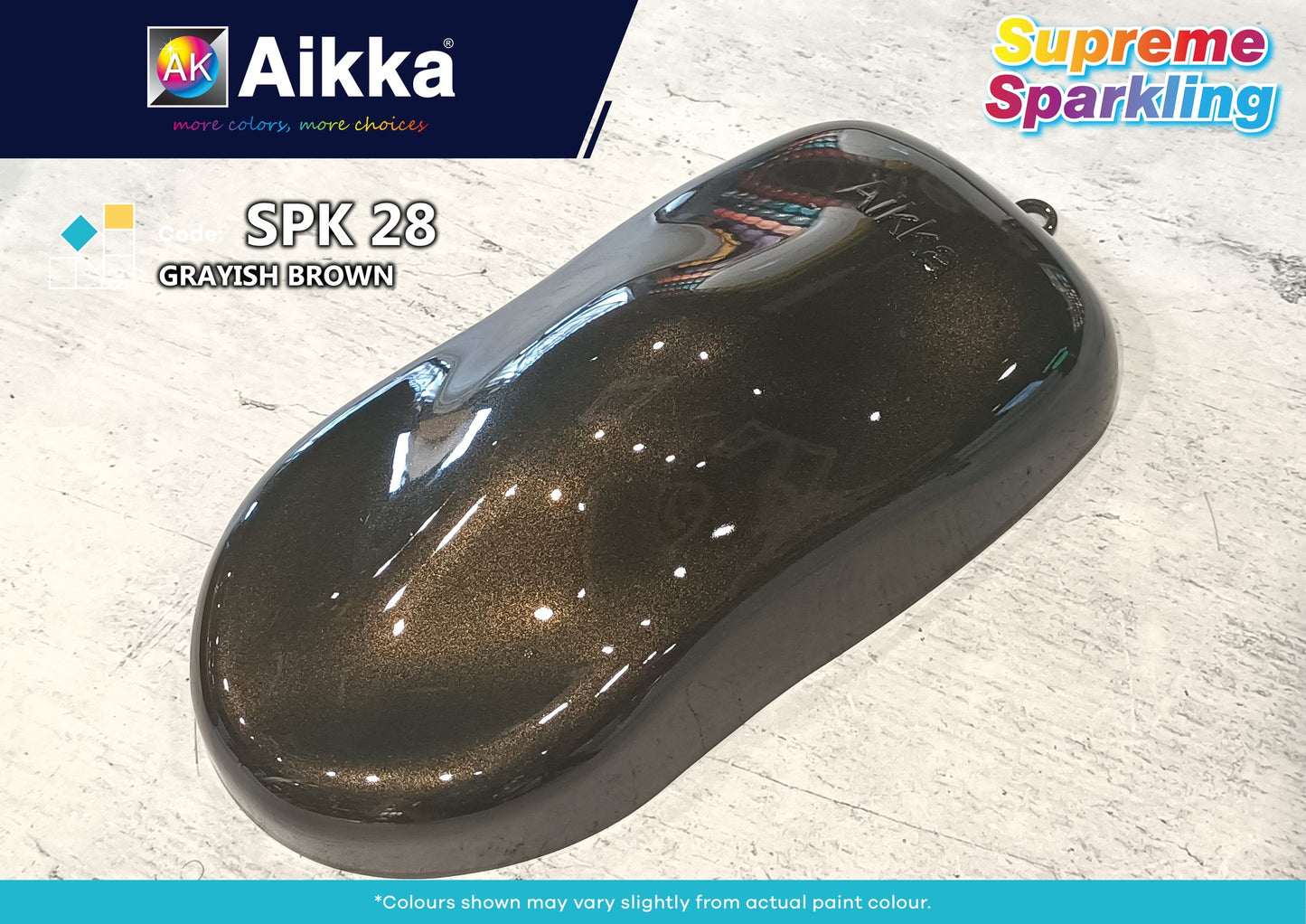 SPK- PEINTURE SUPREME SPARKING EFFECT AIKKA - 40 couleurs