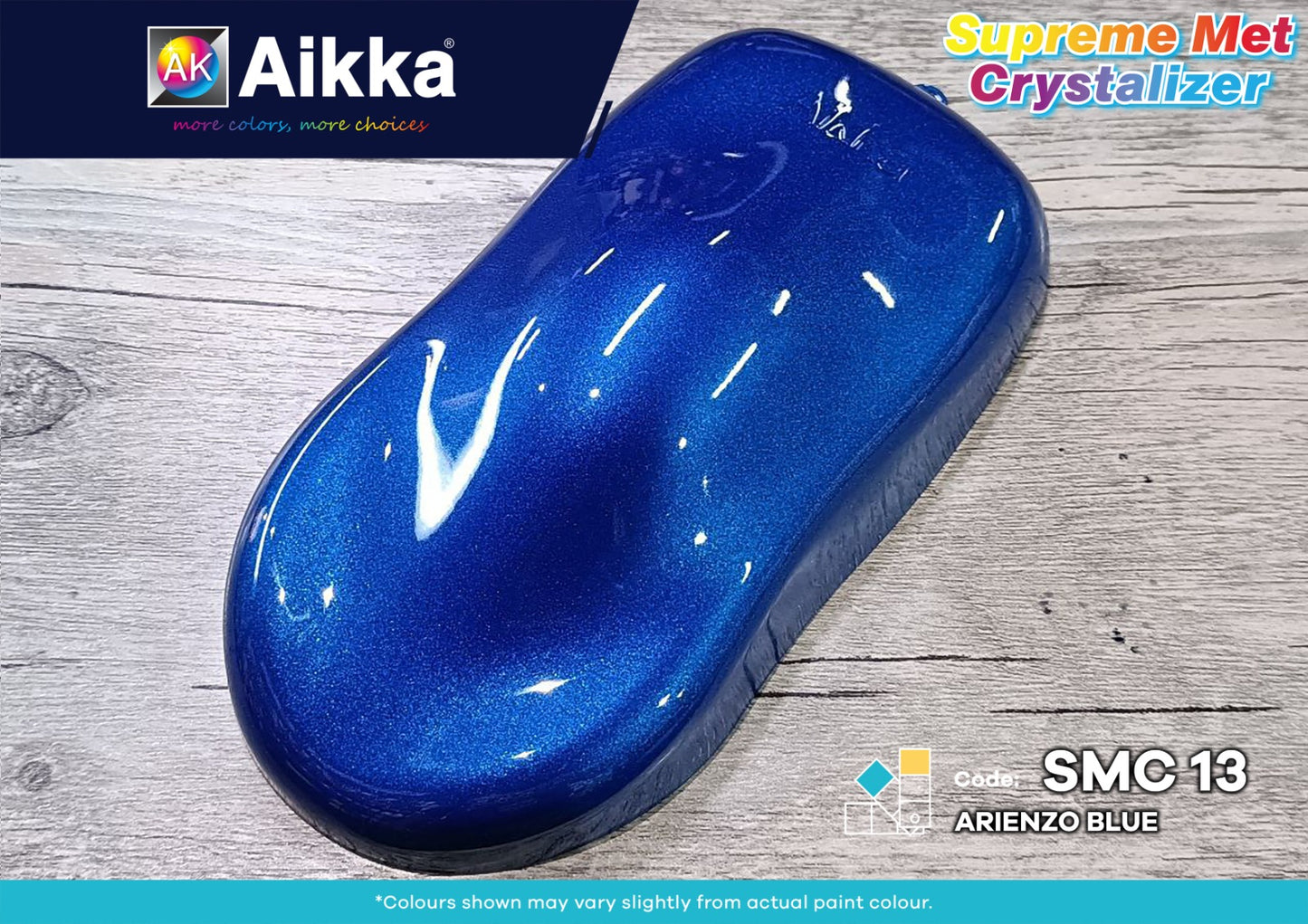 SMC- PEINTURE SUPREME MET CRYSTALIZER AIKKA - 45 couleurs