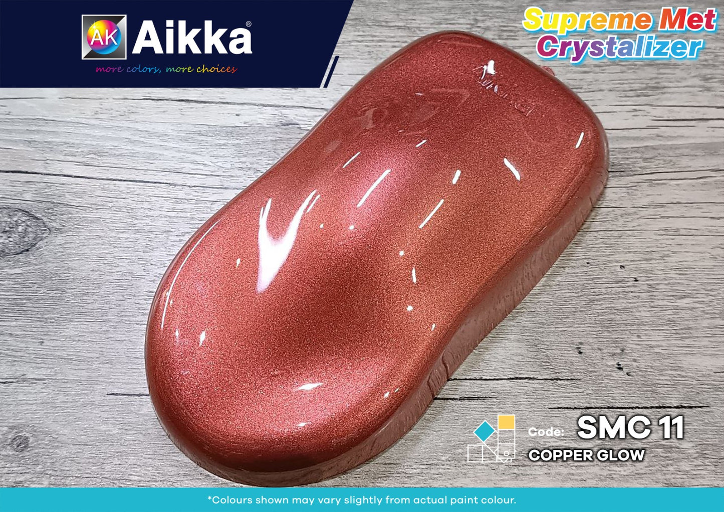 SMC- PEINTURE SUPREME MET CRYSTALIZER AIKKA - 45 couleurs