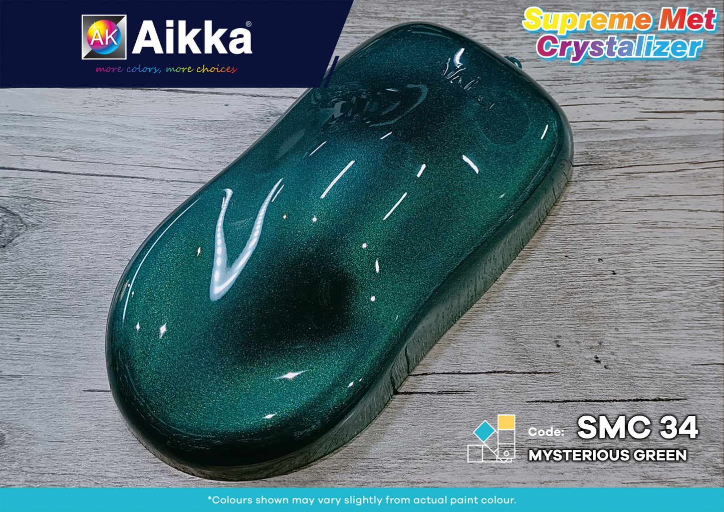 SMC- PEINTURE SUPREME MET CRYSTALIZER AIKKA - 45 couleurs