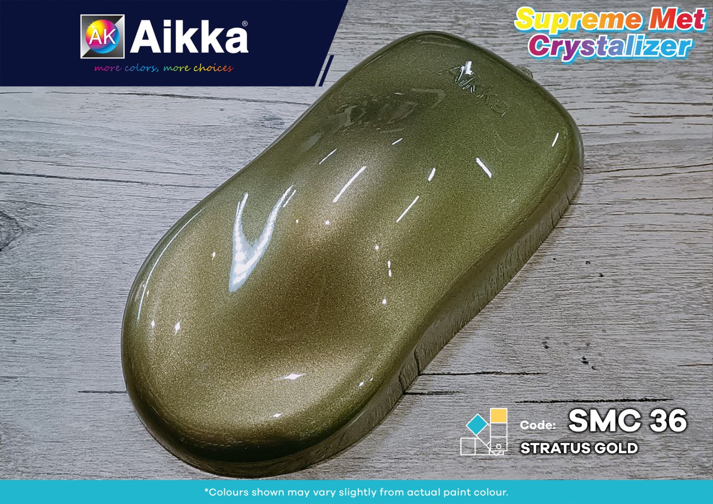 SMC- PEINTURE SUPREME MET CRYSTALIZER AIKKA - 45 couleurs