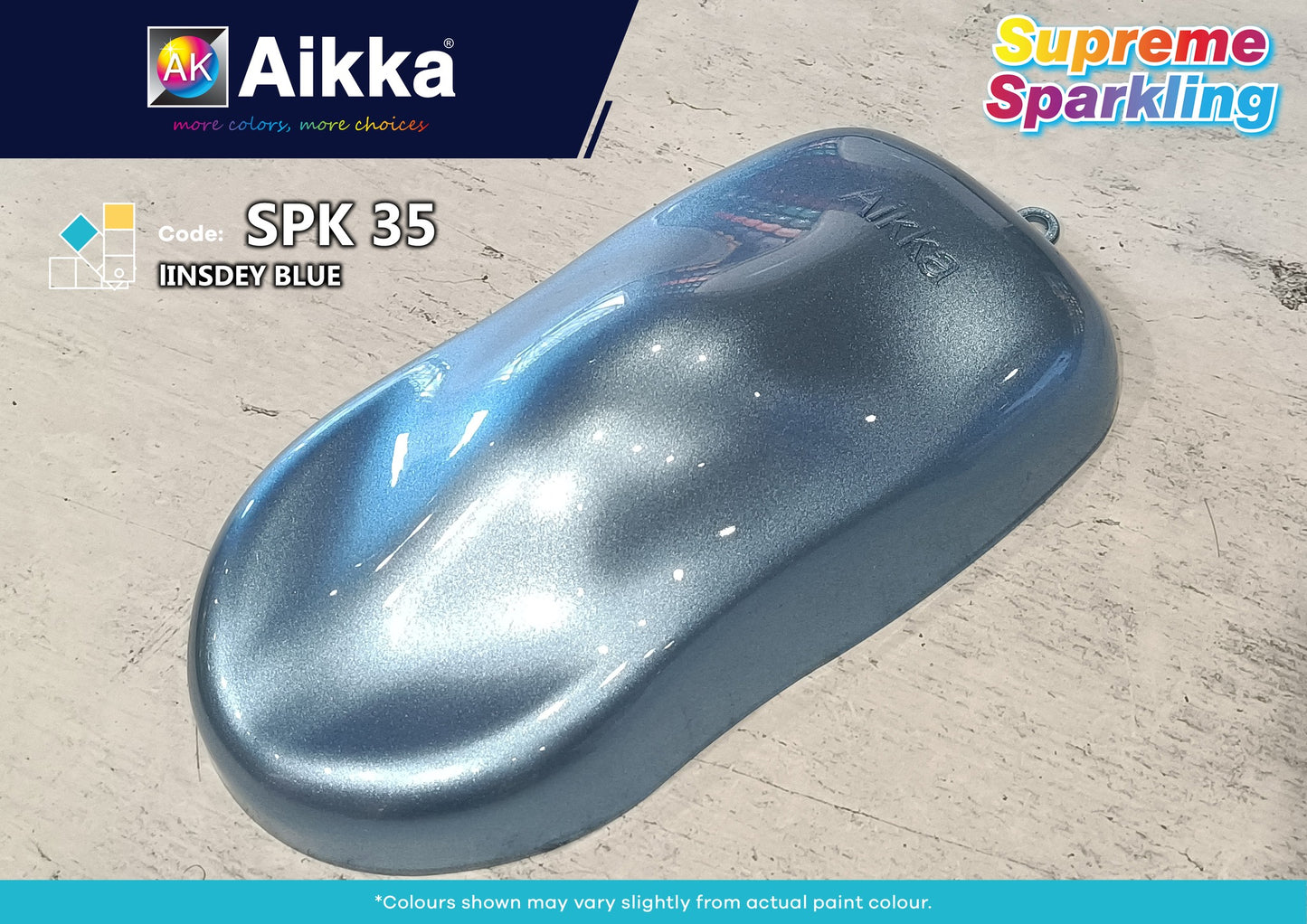 SPK- PEINTURE SUPREME SPARKING EFFECT AIKKA - 40 couleurs