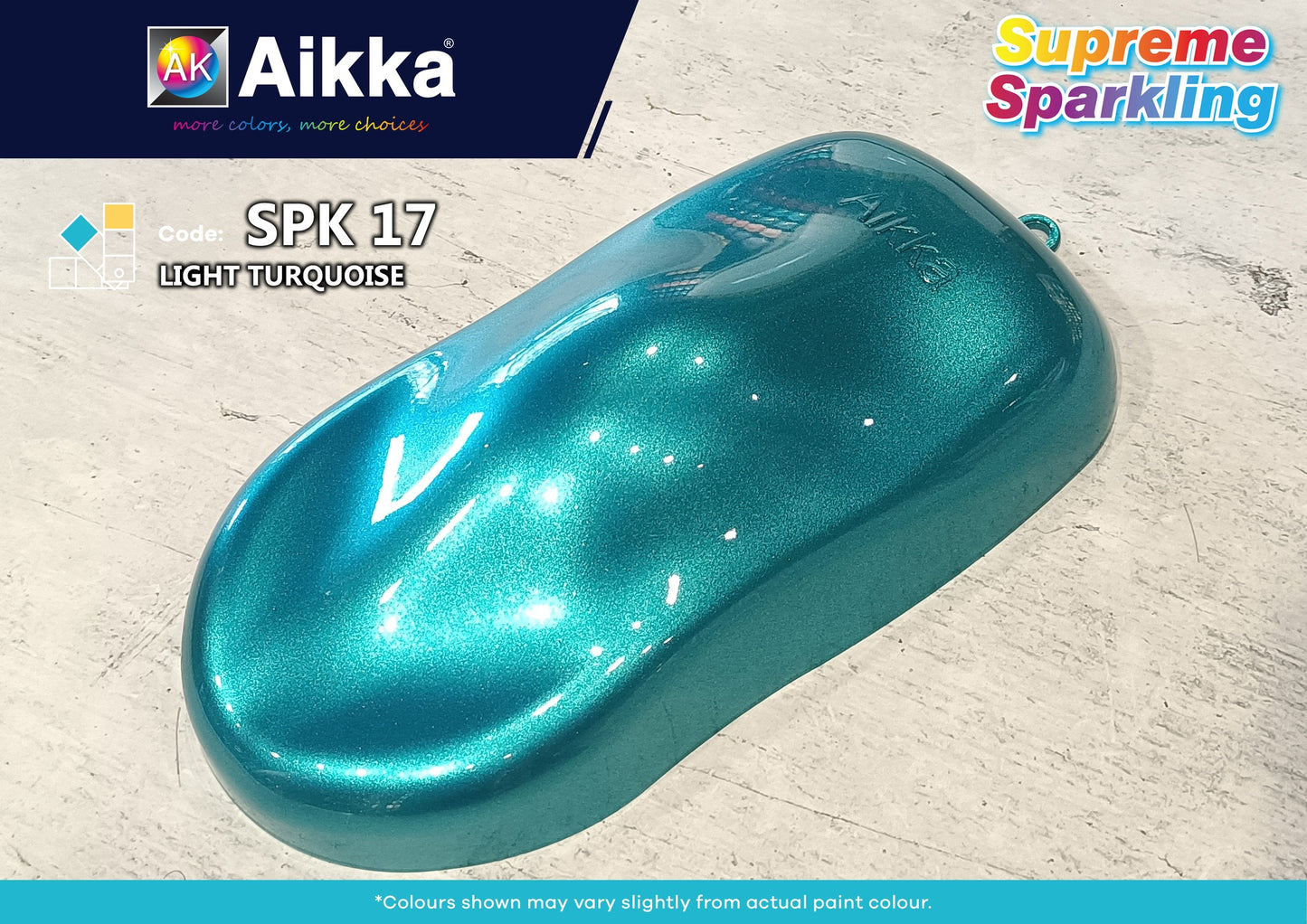 SPK- PEINTURE SUPREME SPARKING EFFECT AIKKA - 40 couleurs