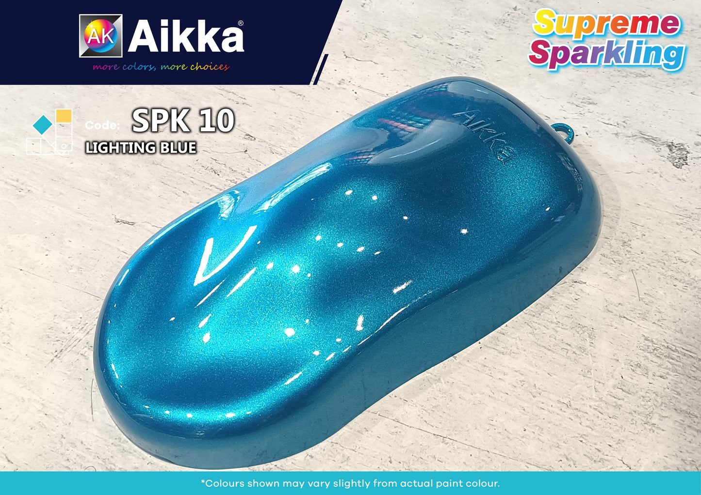 SPK- PEINTURE SUPREME SPARKING EFFECT AIKKA - 40 couleurs