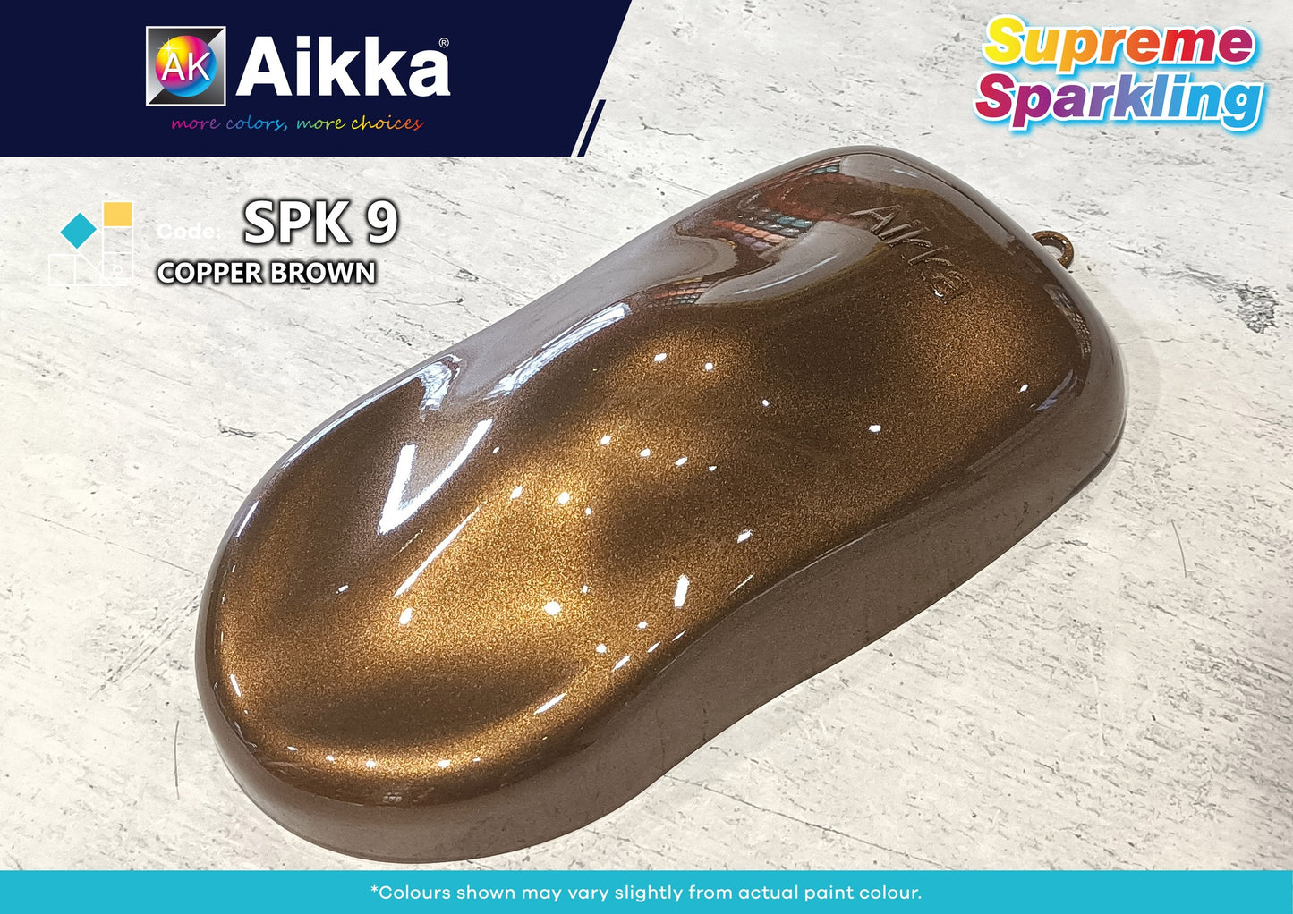 SPK- PEINTURE SUPREME SPARKING EFFECT AIKKA - 40 couleurs