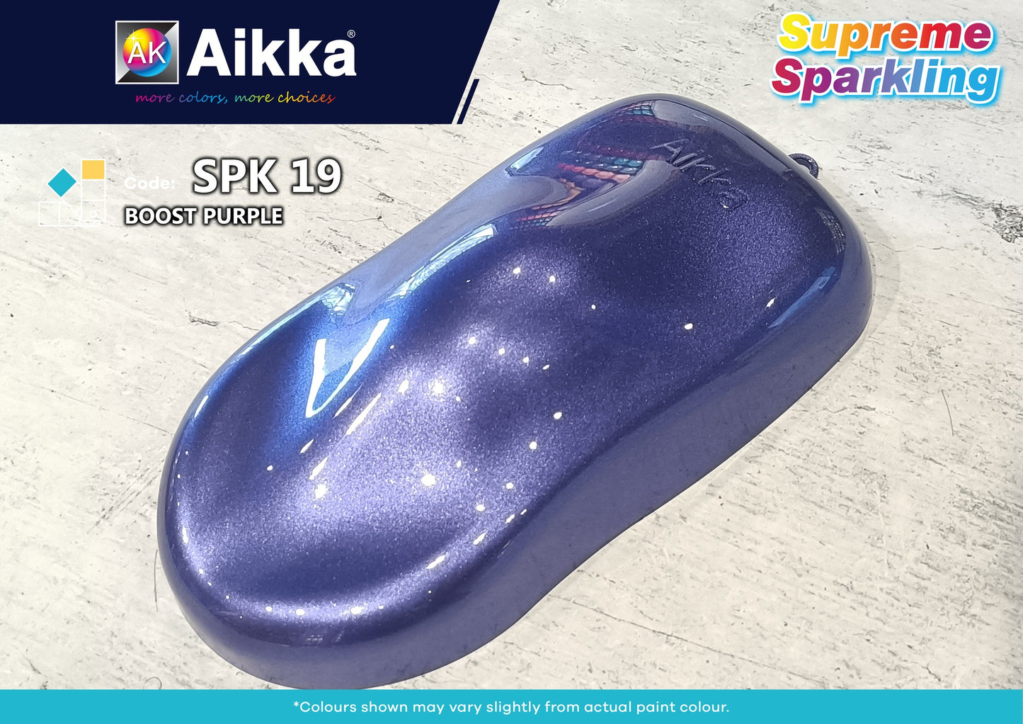 SPK- PEINTURE SUPREME SPARKING EFFECT AIKKA - 40 couleurs