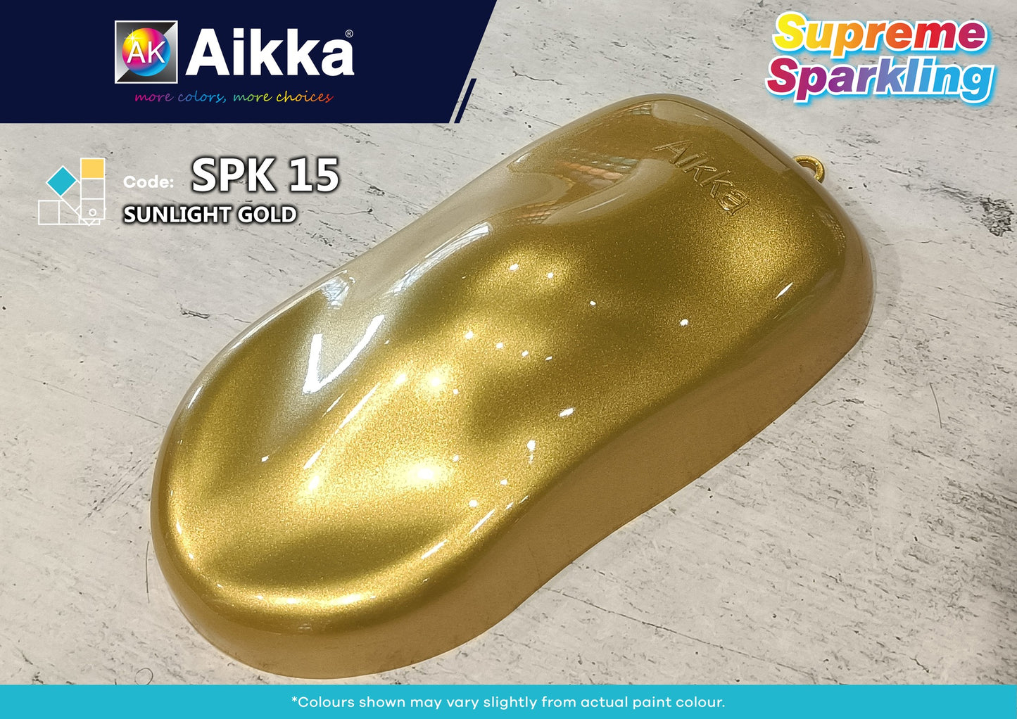 SPK- PEINTURE SUPREME SPARKING EFFECT AIKKA - 40 couleurs