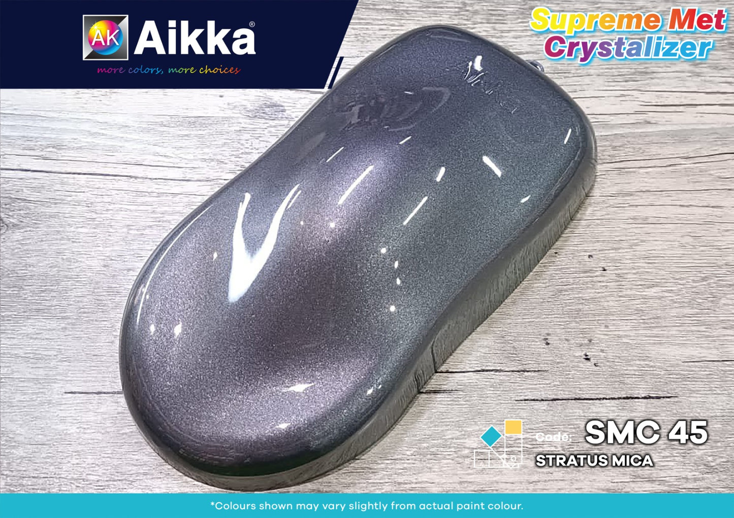 SMC- PEINTURE SUPREME MET CRYSTALIZER AIKKA - 45 couleurs