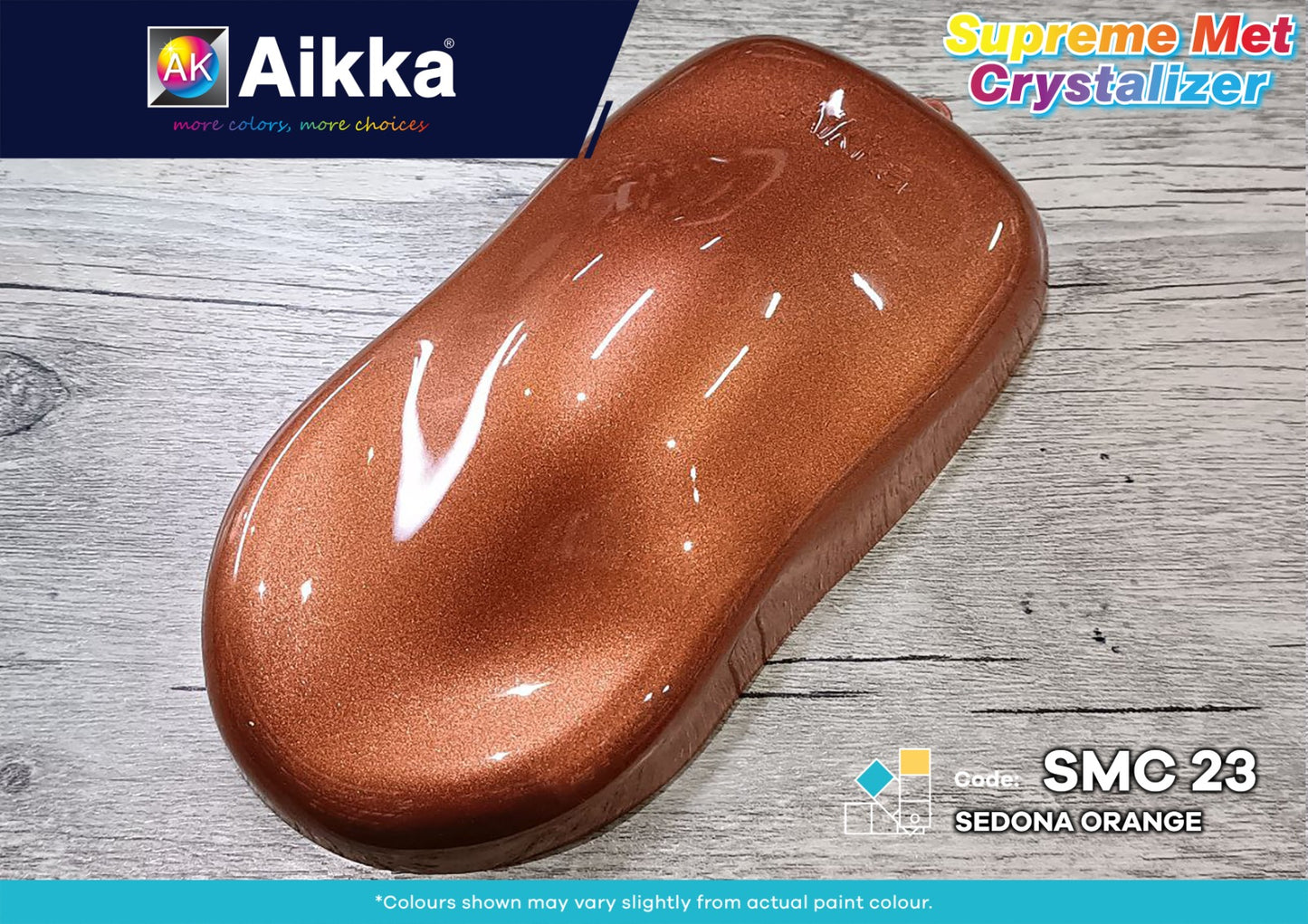SMC- PEINTURE SUPREME MET CRYSTALIZER AIKKA - 45 couleurs