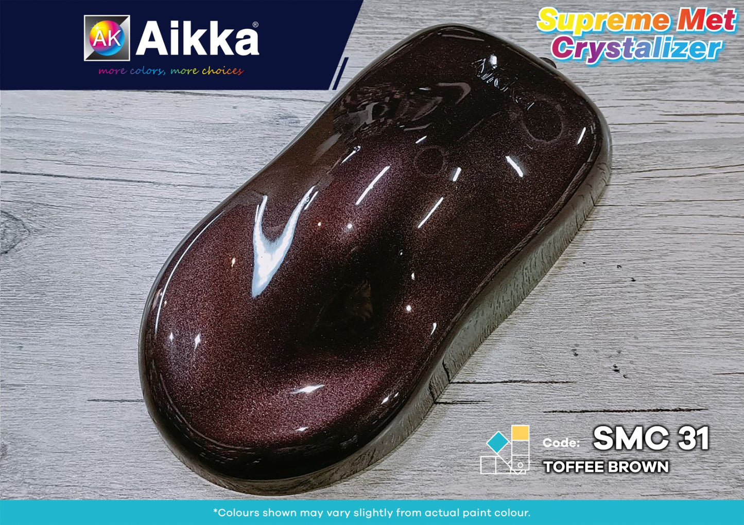 SMC- PEINTURE SUPREME MET CRYSTALIZER AIKKA - 45 couleurs