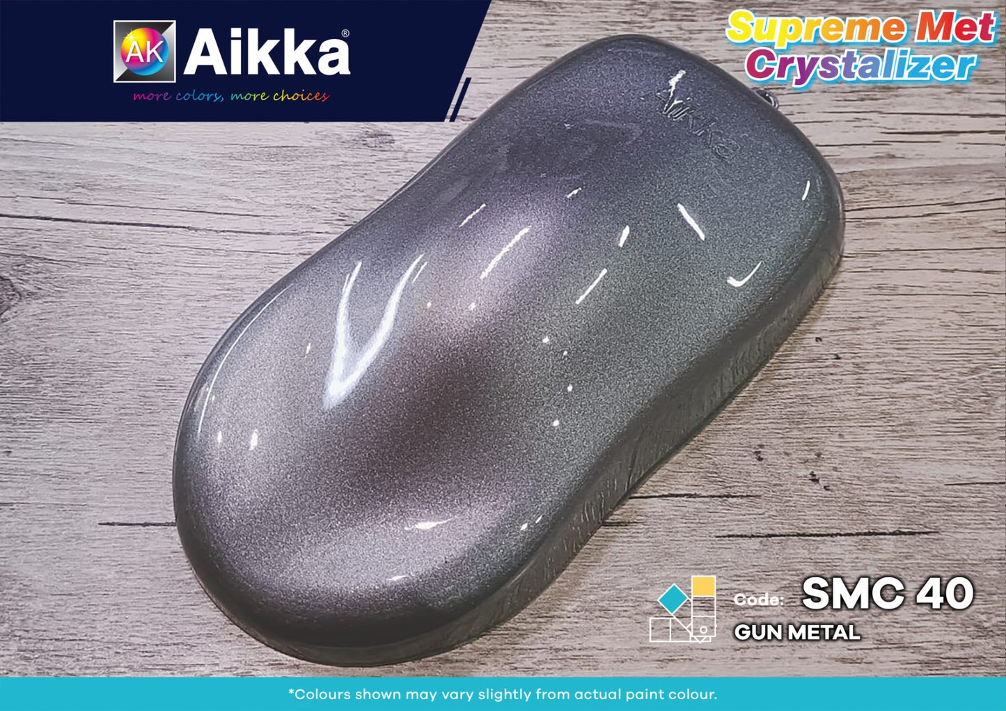 SMC- PEINTURE SUPREME MET CRYSTALIZER AIKKA - 45 couleurs