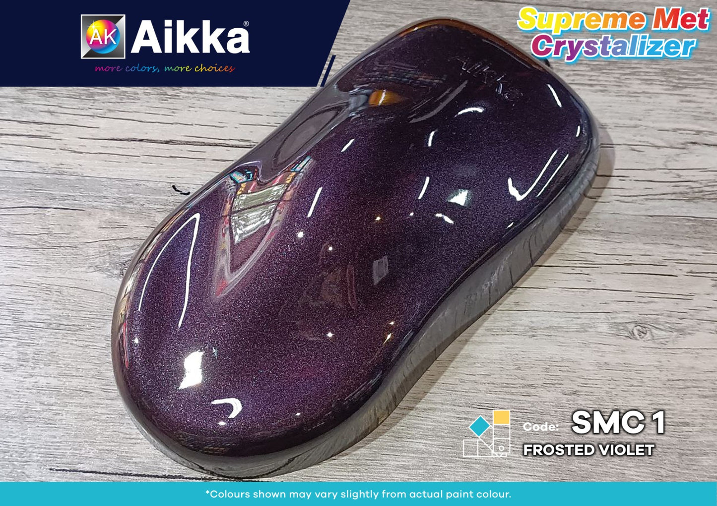 SMC- PEINTURE SUPREME MET CRYSTALIZER AIKKA - 45 couleurs