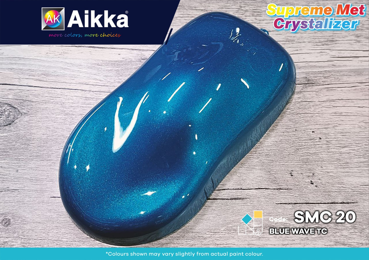 SMC- PEINTURE SUPREME MET CRYSTALIZER AIKKA - 45 couleurs