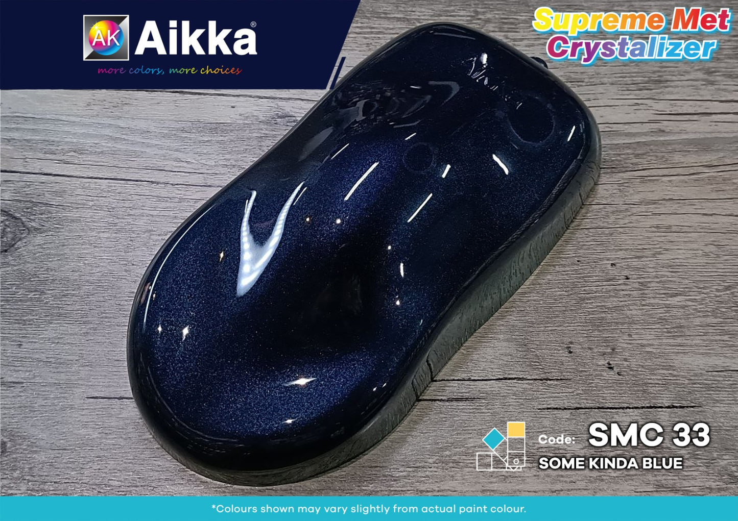 SMC- PEINTURE SUPREME MET CRYSTALIZER AIKKA - 45 couleurs