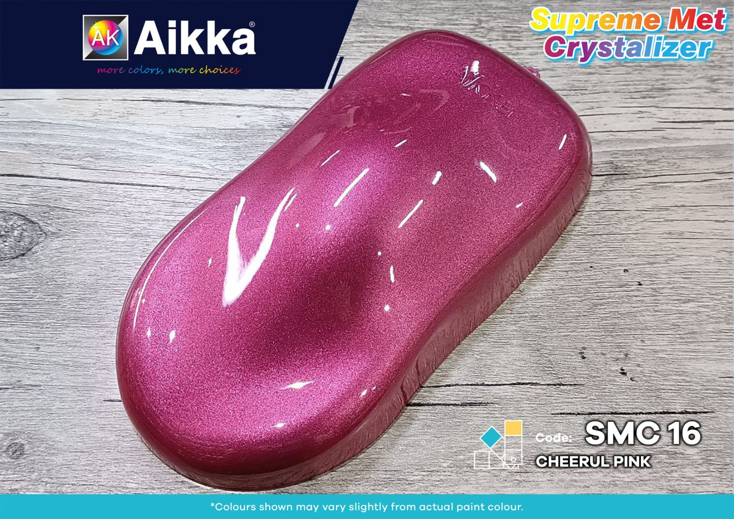 SMC- PEINTURE SUPREME MET CRYSTALIZER AIKKA - 45 couleurs