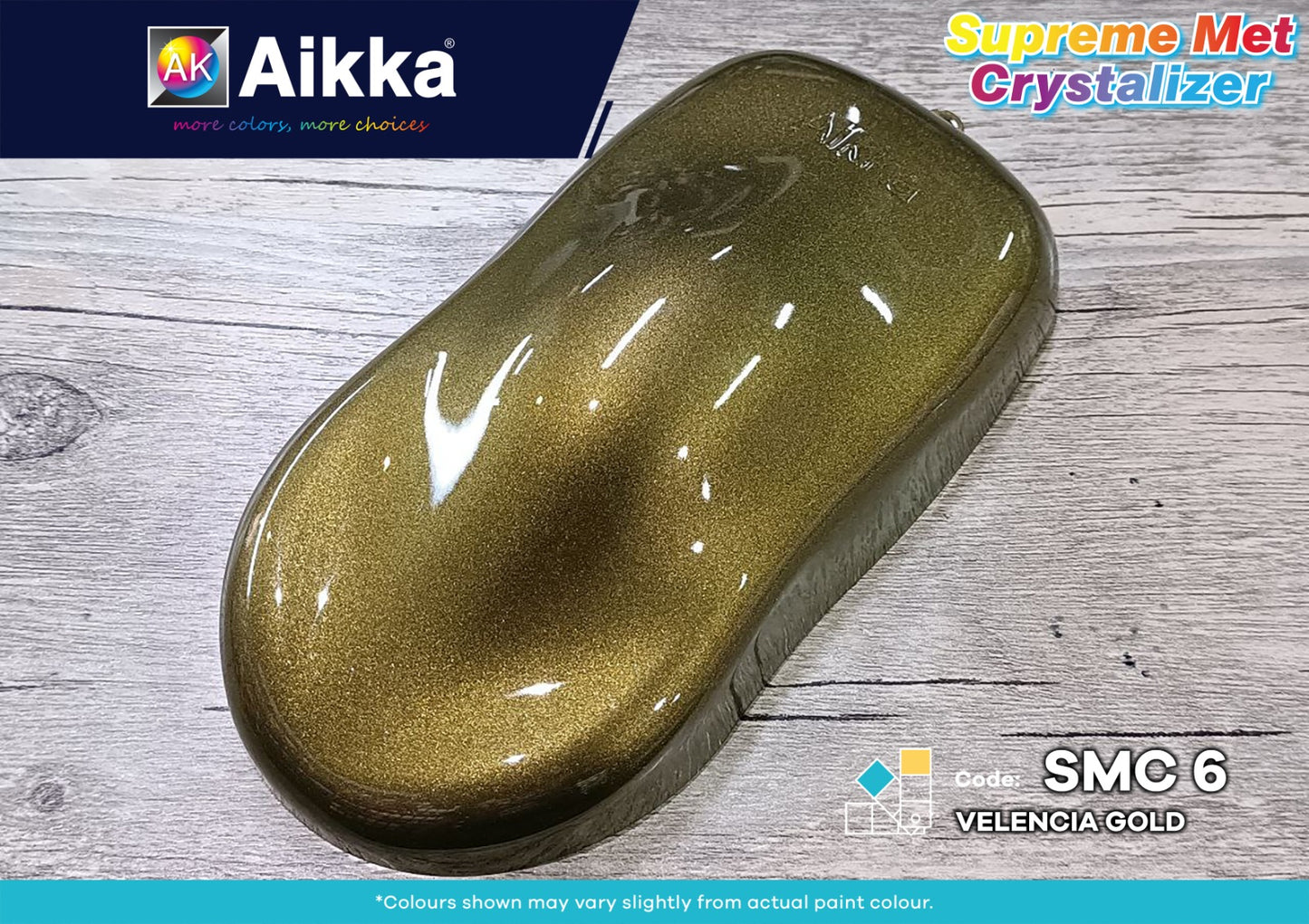 SMC- PEINTURE SUPREME MET CRYSTALIZER AIKKA - 45 couleurs