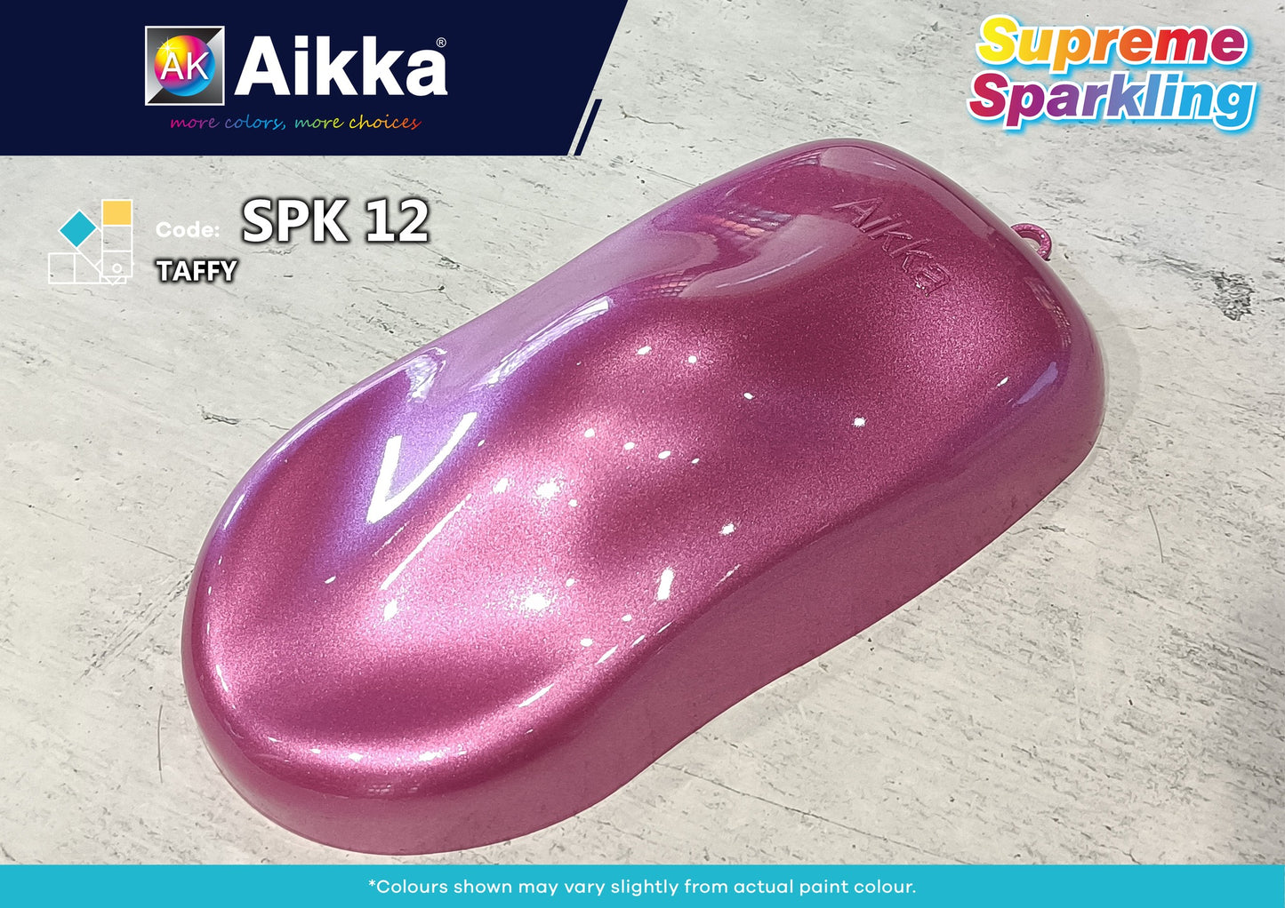 SPK- PEINTURE SUPREME SPARKING EFFECT AIKKA - 40 couleurs