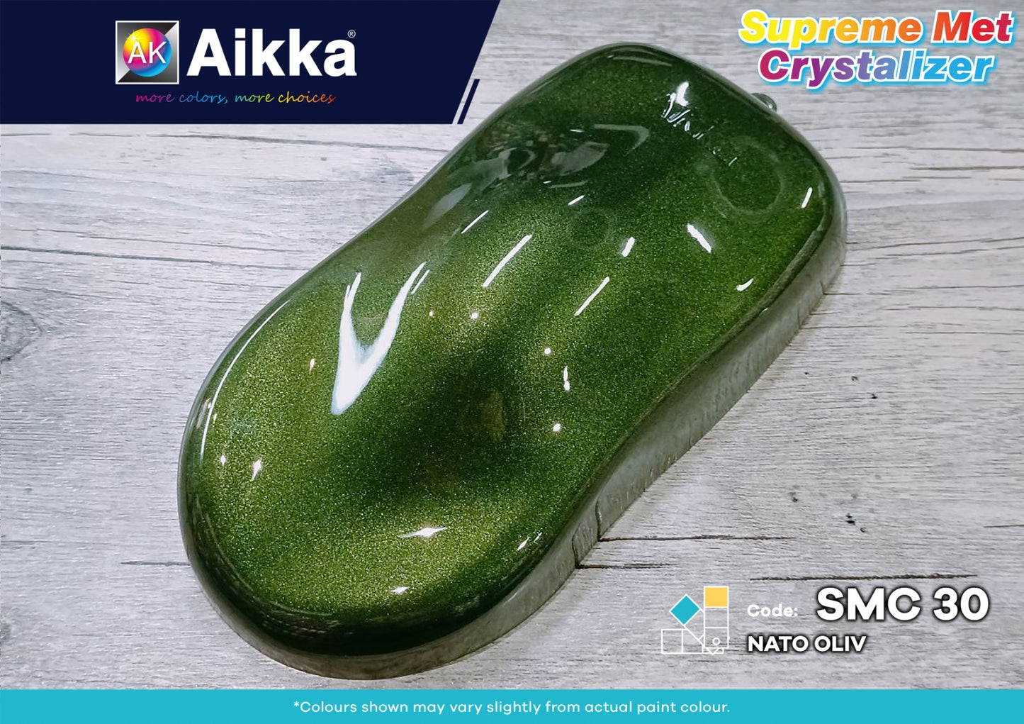 SMC- PEINTURE SUPREME MET CRYSTALIZER AIKKA - 45 couleurs