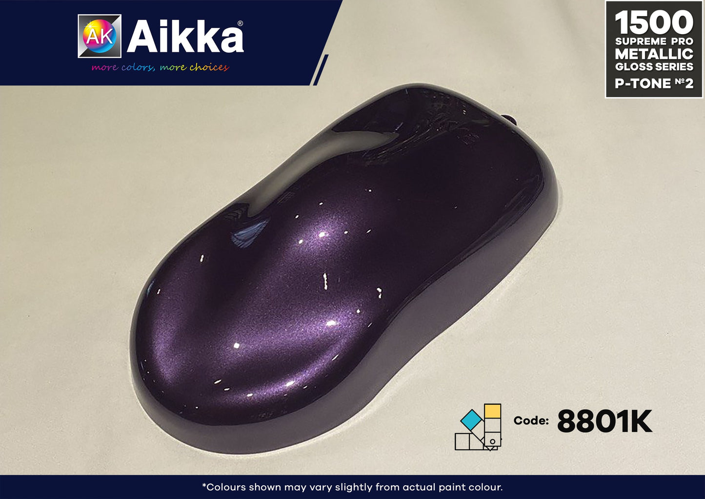 SPM PRO 2/3- PEINTURE SUPREME METALLIC PRO AIKKA - 250 couleurs