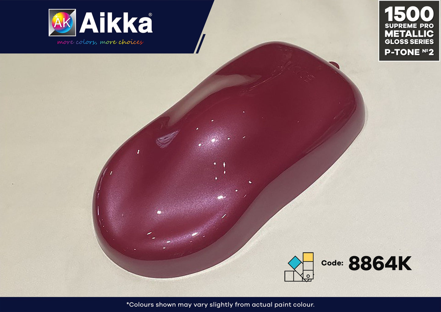 SPM PRO 2/3- PEINTURE SUPREME METALLIC PRO AIKKA - 250 couleurs