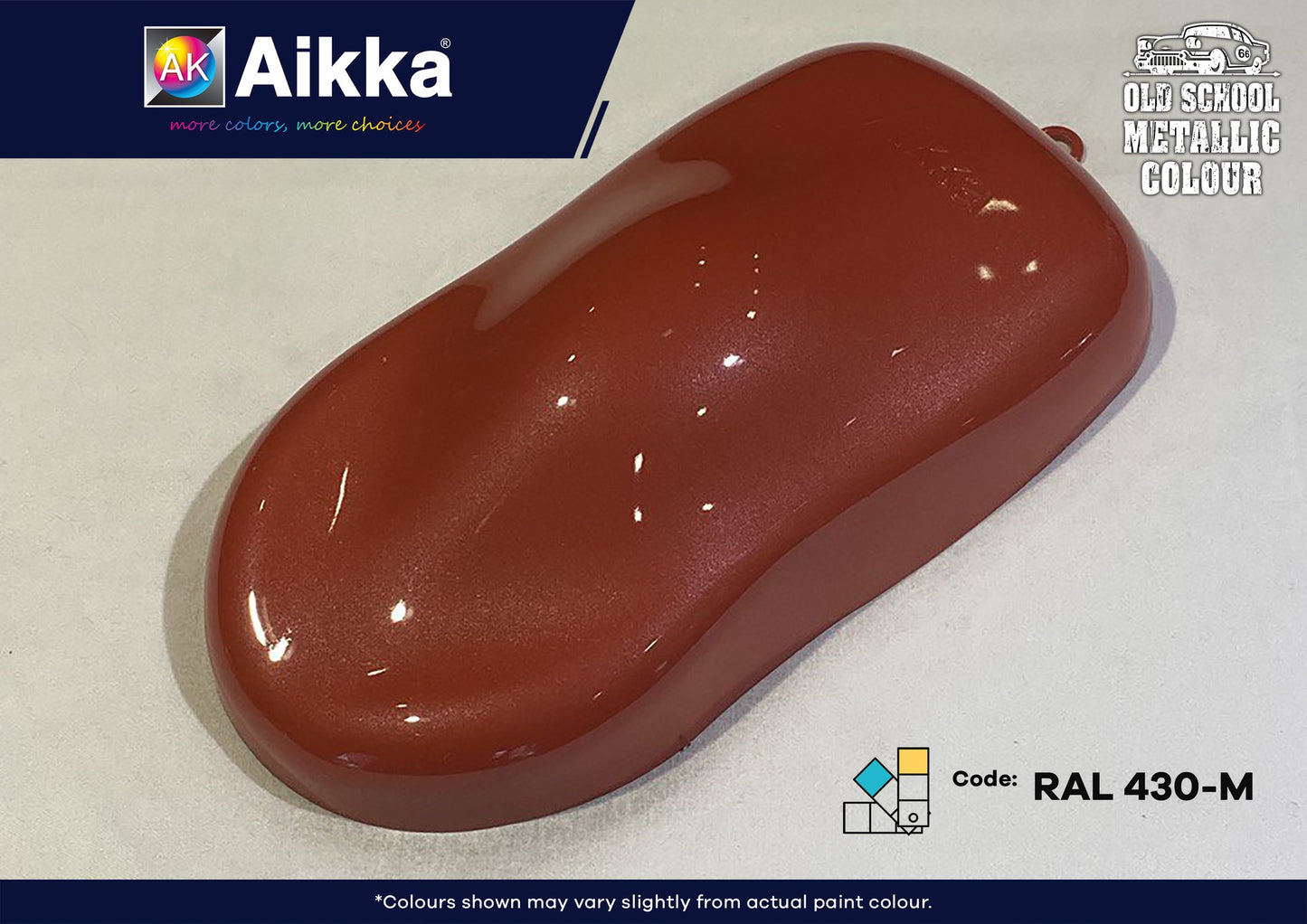 RAL - OLD SCHOOL RAL METALLIC COLOUR AIKKA - 70 couleurs