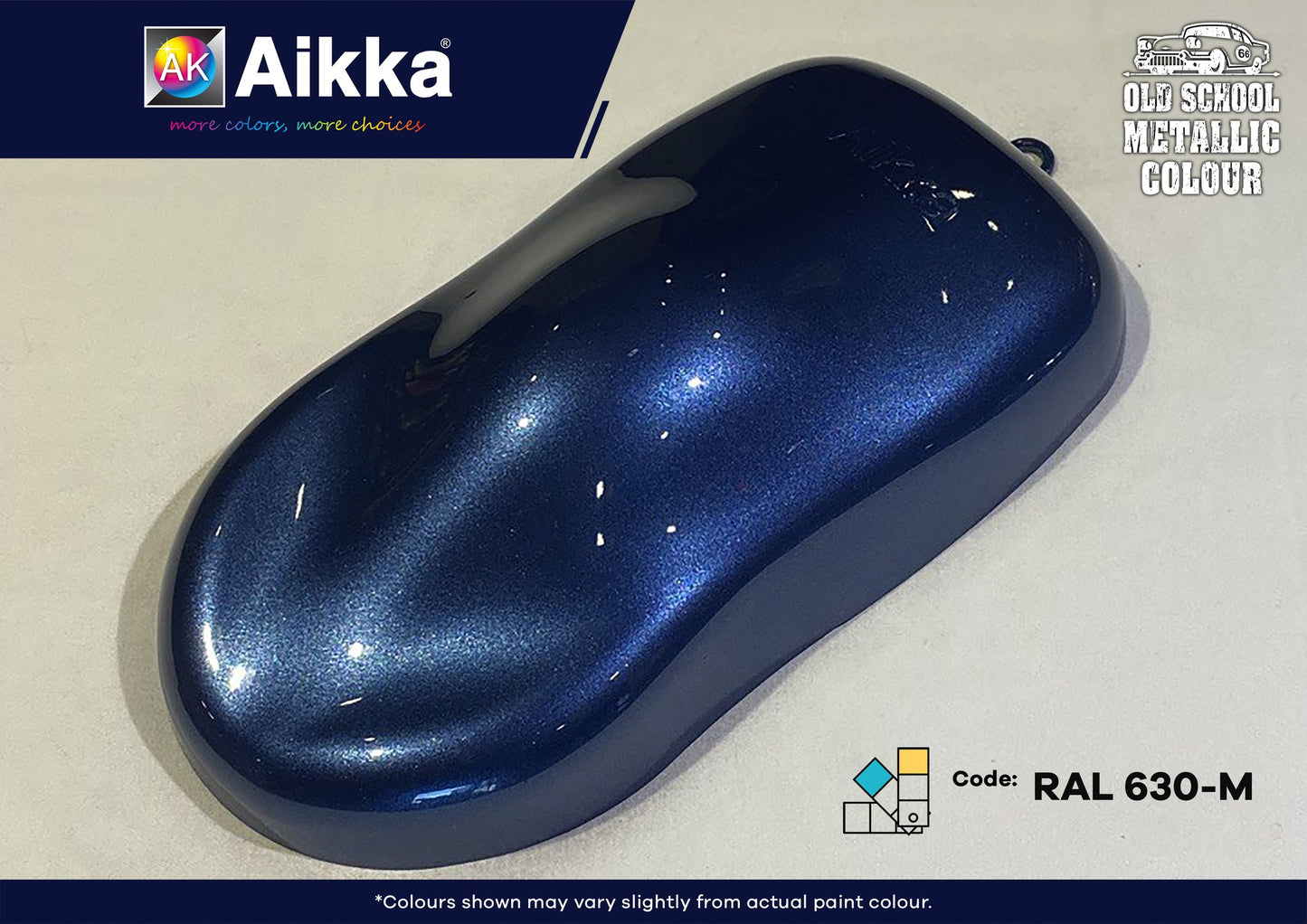 RAL - OLD SCHOOL RAL METALLIC COLOUR AIKKA - 70 couleurs