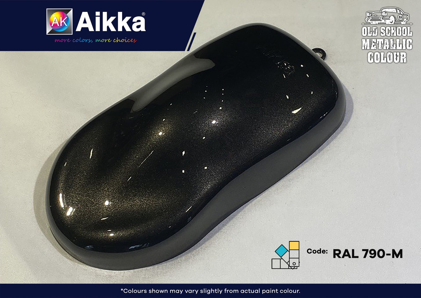 RAL - OLD SCHOOL RAL METALLIC COLOUR AIKKA - 70 couleurs