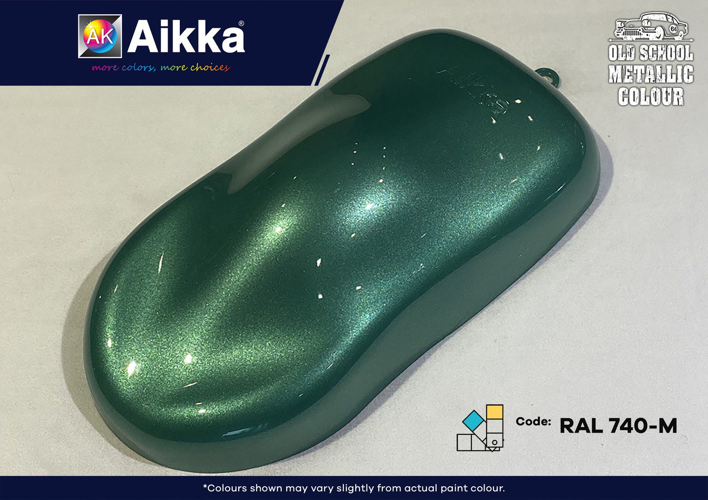 RAL - OLD SCHOOL RAL METALLIC COLOUR AIKKA - 70 couleurs