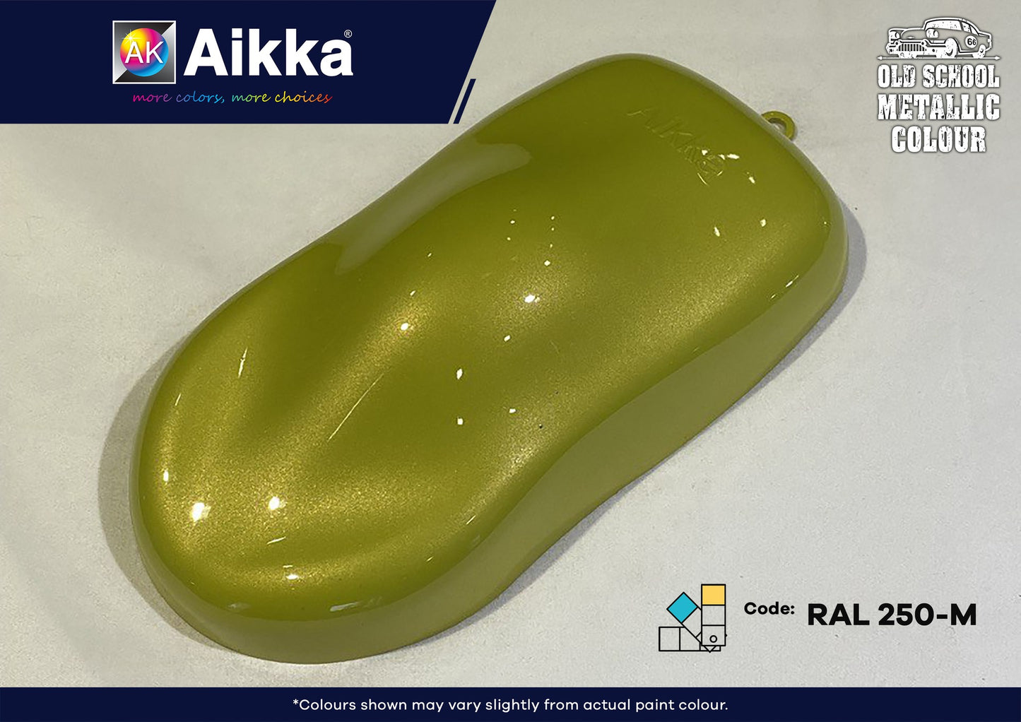 RAL - OLD SCHOOL RAL METALLIC COLOUR AIKKA - 70 couleurs