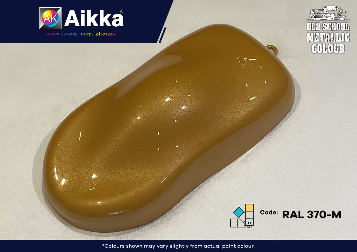 RAL - OLD SCHOOL RAL METALLIC COLOUR AIKKA - 70 couleurs