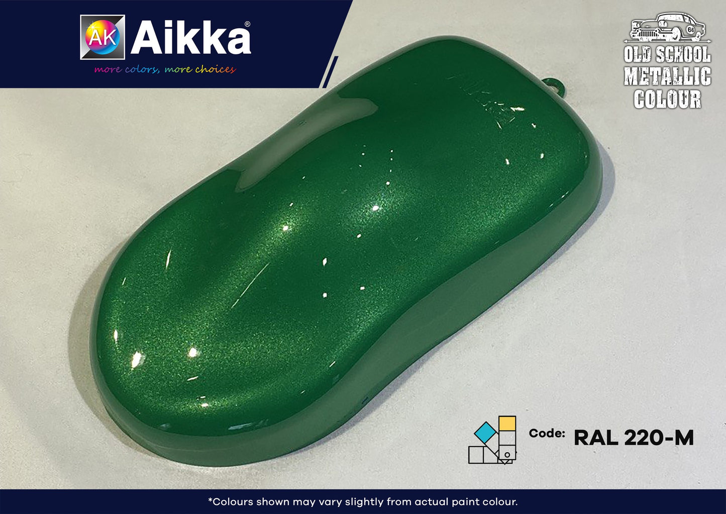 RAL - OLD SCHOOL RAL METALLIC COLOUR AIKKA - 70 couleurs
