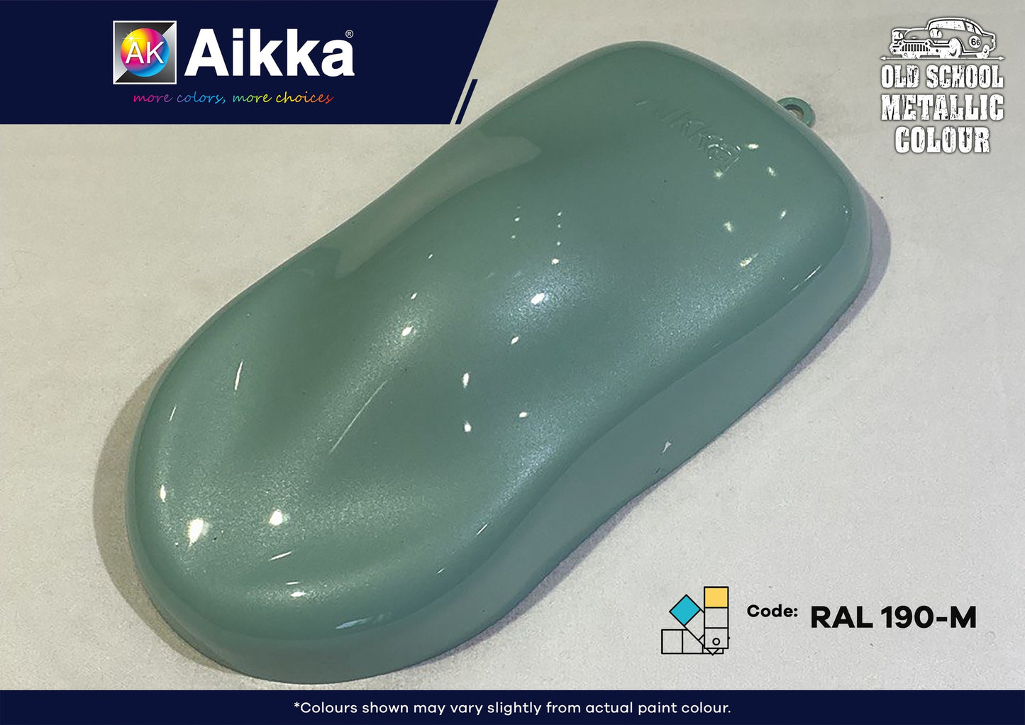 RAL - OLD SCHOOL RAL METALLIC COLOUR AIKKA - 70 couleurs