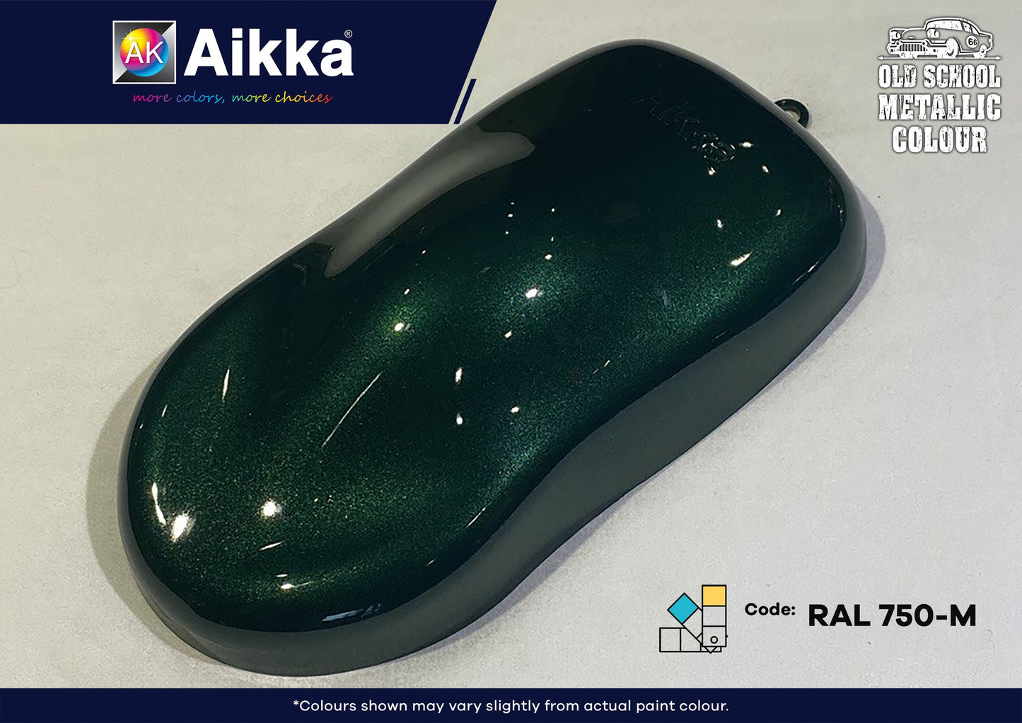 RAL - OLD SCHOOL RAL METALLIC COLOUR AIKKA - 70 couleurs