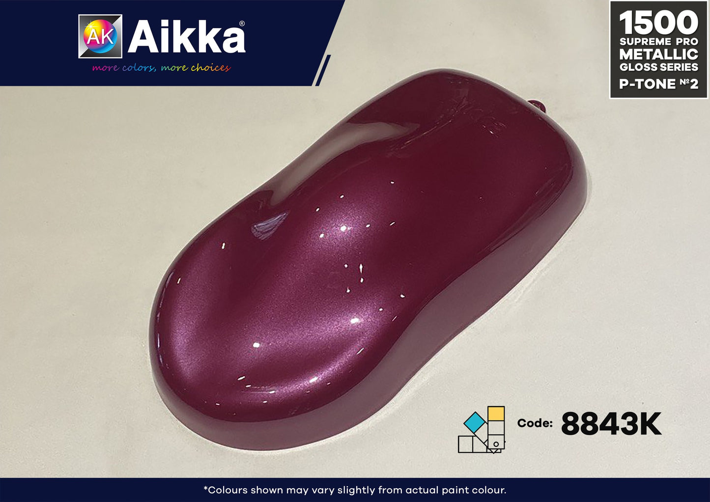 SPM PRO 2/3- PEINTURE SUPREME METALLIC PRO AIKKA - 250 couleurs