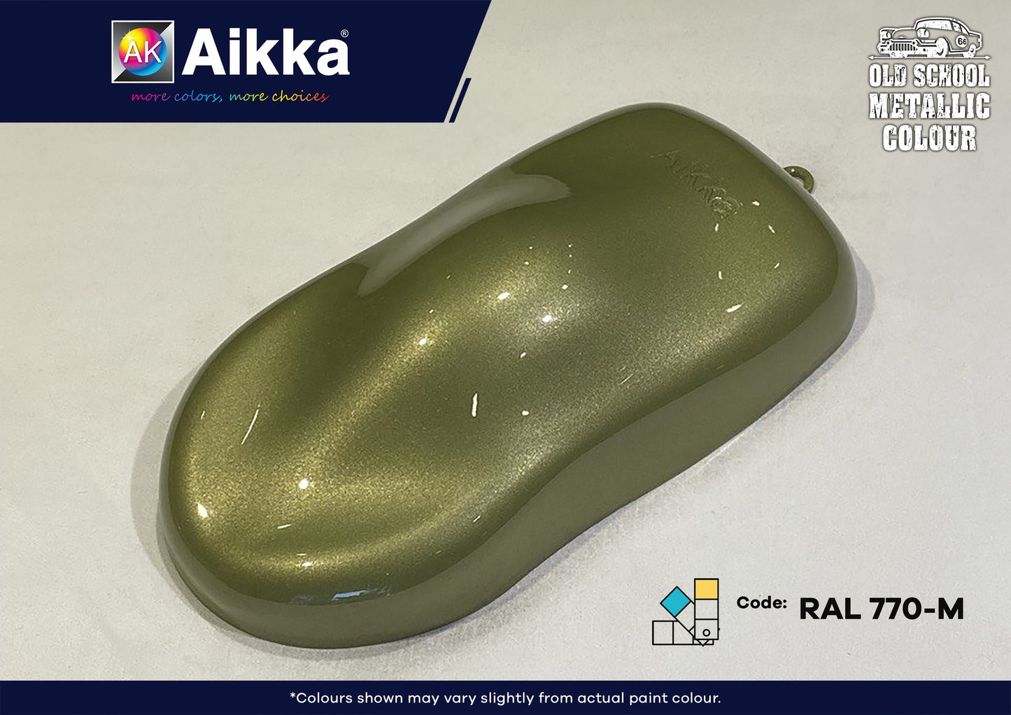 RAL - OLD SCHOOL RAL METALLIC COLOUR AIKKA - 70 couleurs