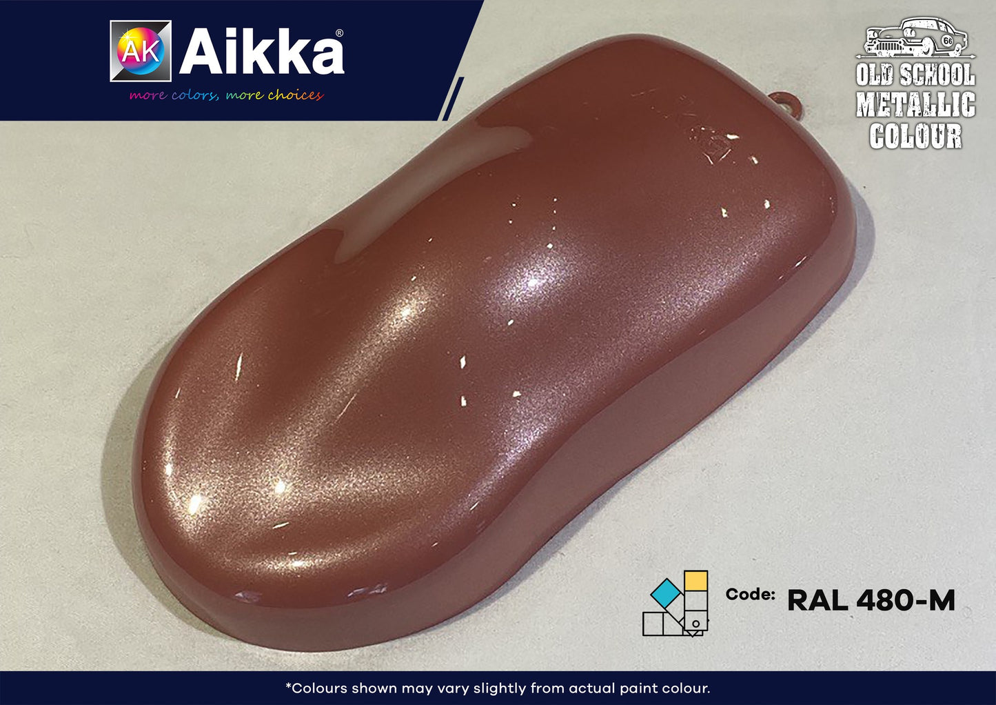 RAL - OLD SCHOOL RAL METALLIC COLOUR AIKKA - 70 couleurs