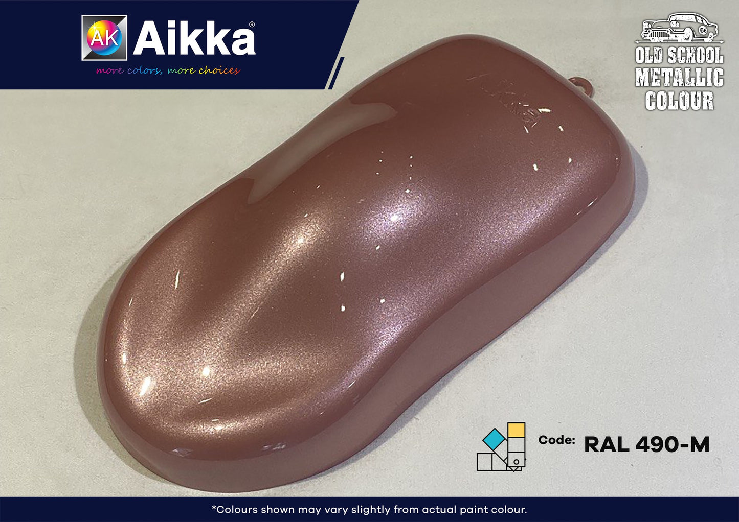 RAL - OLD SCHOOL RAL METALLIC COLOUR AIKKA - 70 couleurs