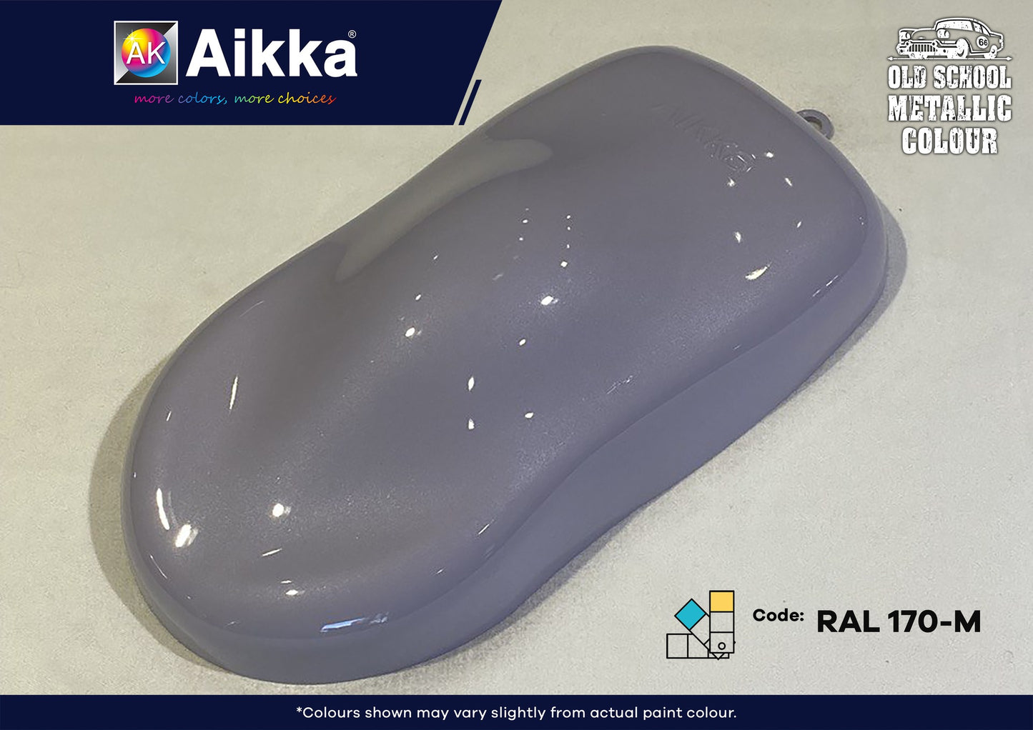 RAL - OLD SCHOOL RAL METALLIC COLOUR AIKKA - 70 couleurs